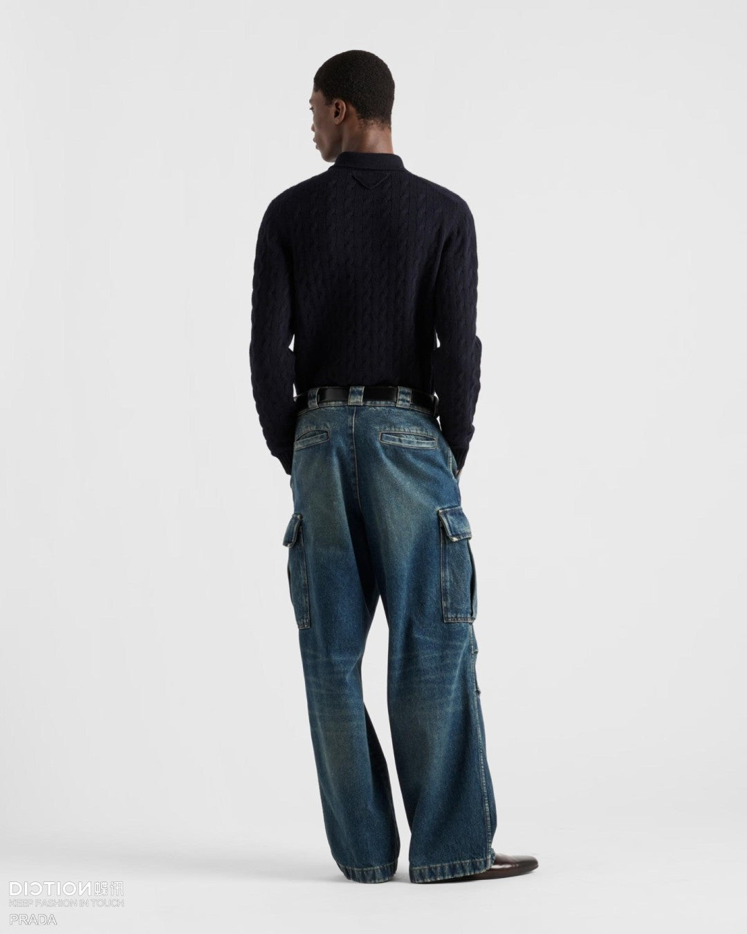 PRA* Denim cargo jeans
