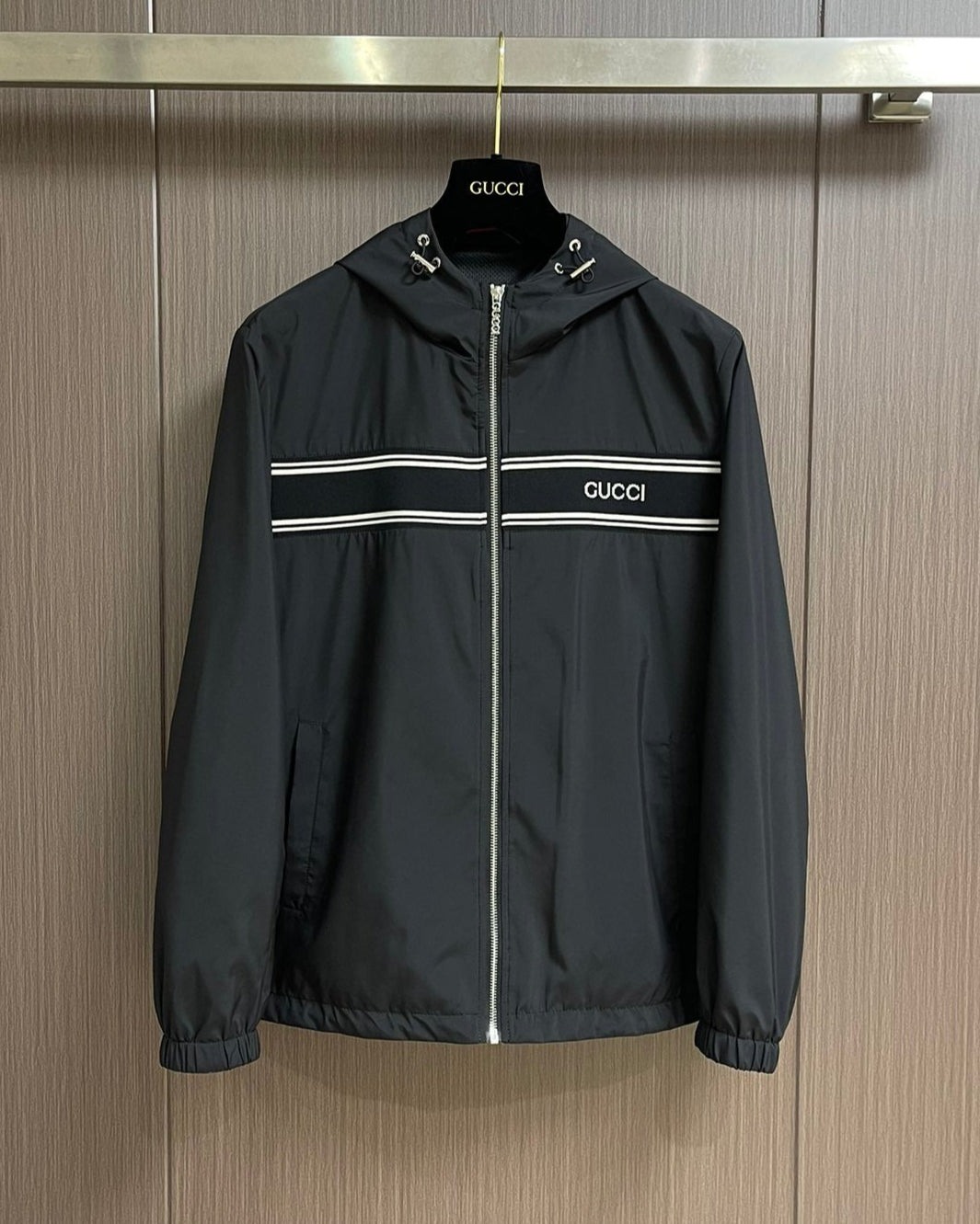 GUC* Webbing hooded jacket