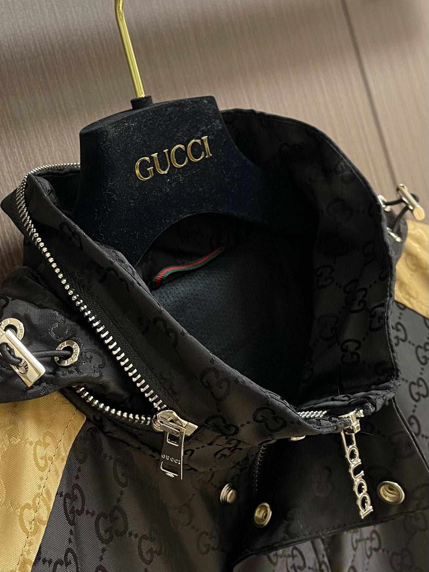 GUC* Allover printed hooded jacket