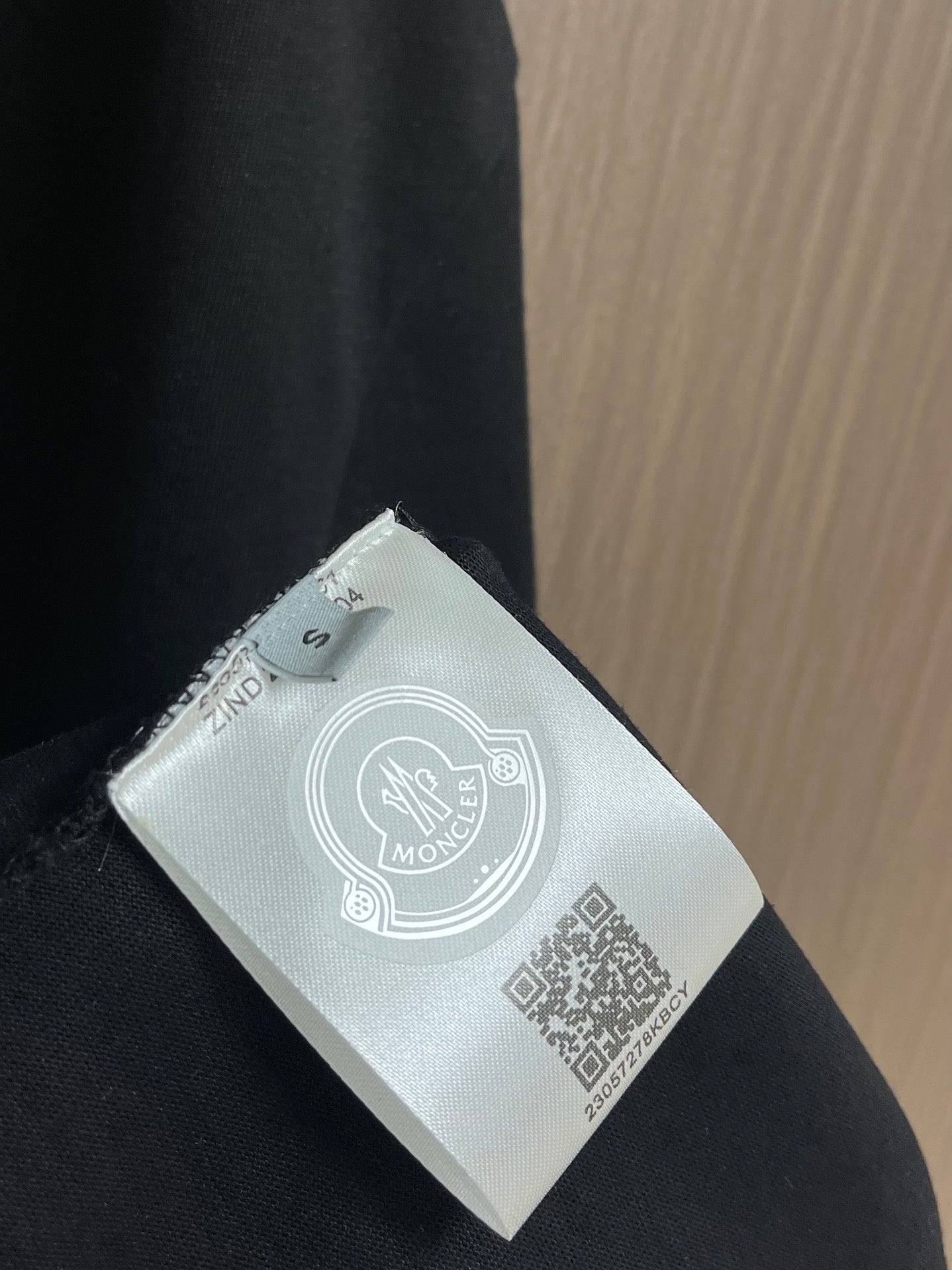 MONCL* Logo Motif Cotton T-Shirt