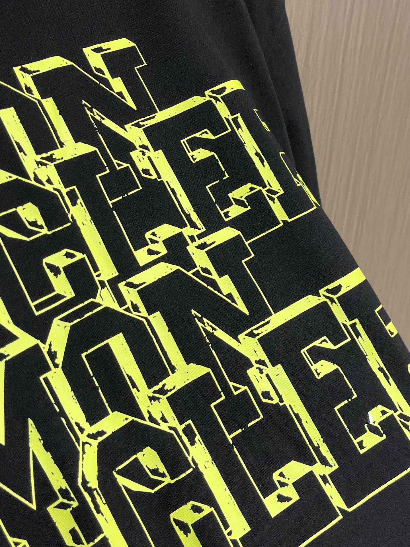 MONCL* Logo Motif Cotton T-Shirt