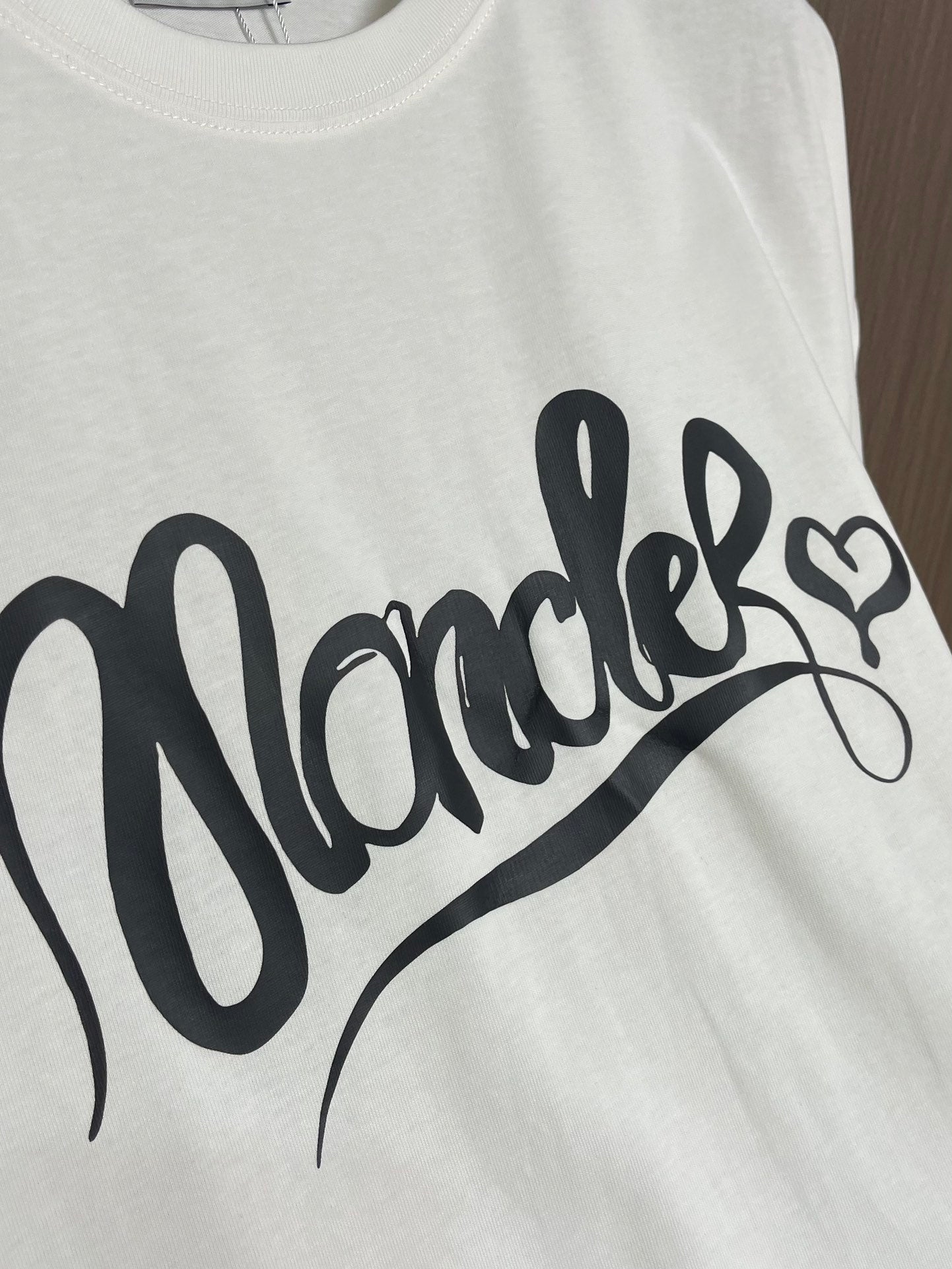 MONCL* Calligraphy Logo Cotton T-Shirt