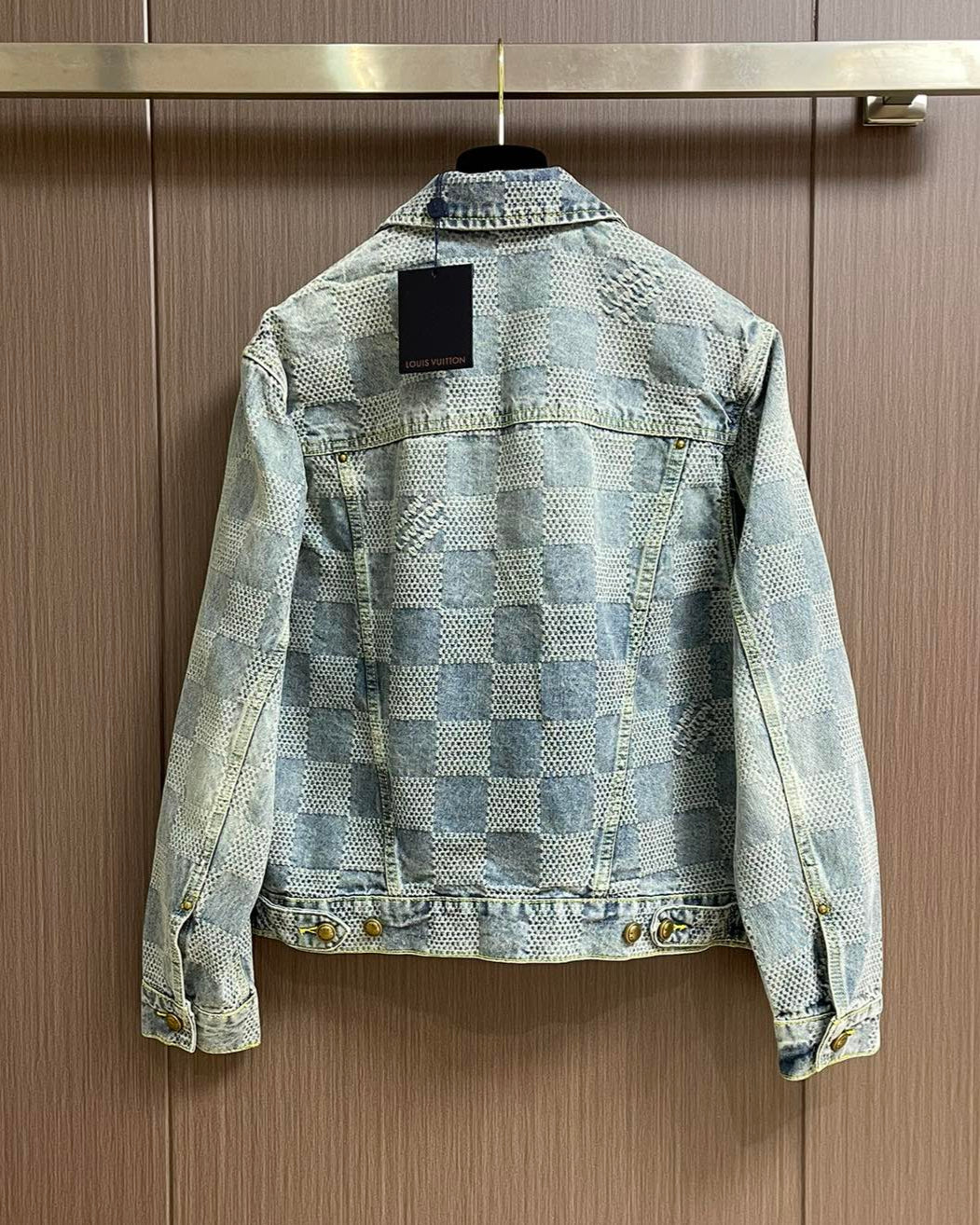 LOUI*V Damier Classic Denim Jacket