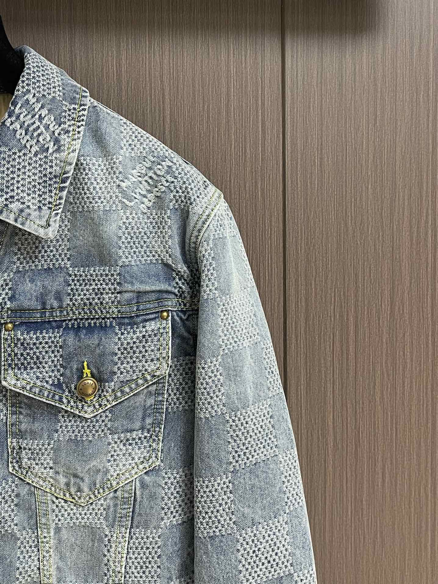 LOUI*V Damier Classic Denim Jacket
