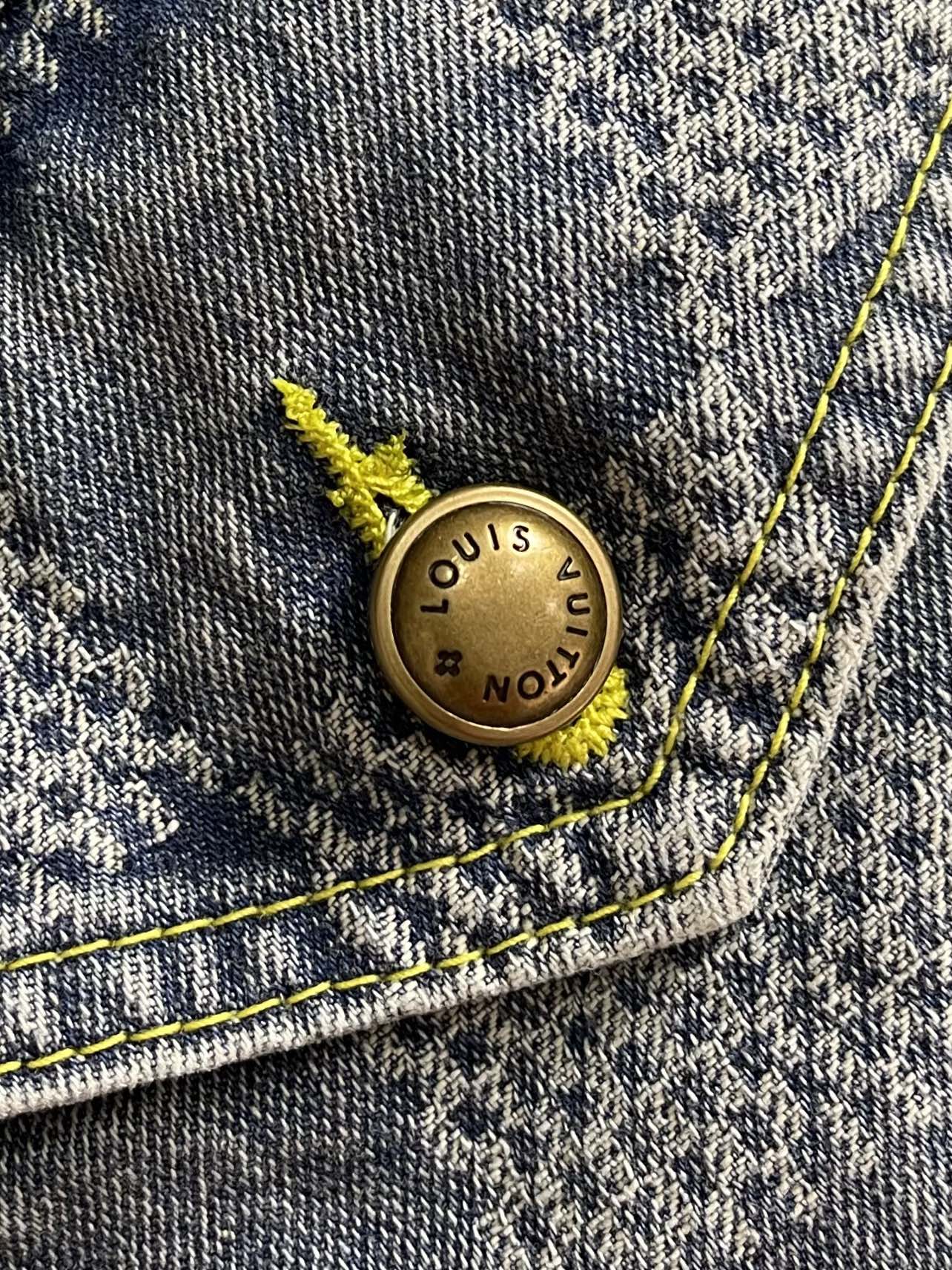 LOUI*V Damier Classic Denim Jacket