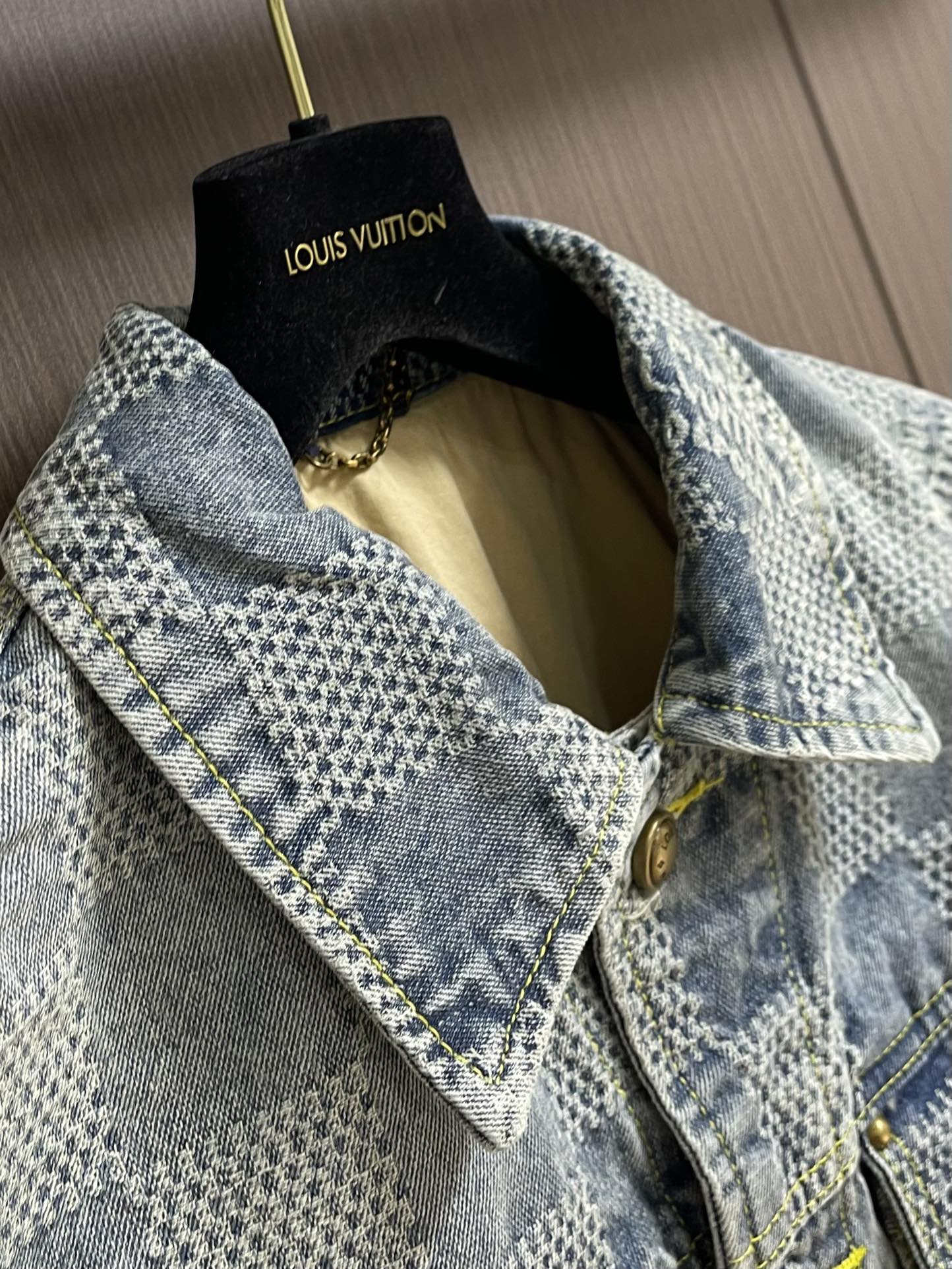 LOUI*V Damier Classic Denim Jacket