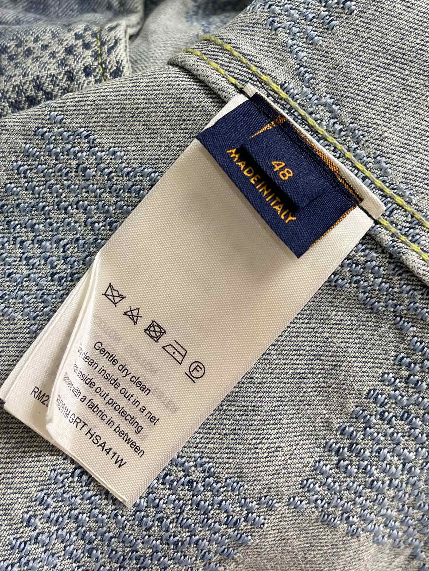 LOUI*V Damier Classic Denim Jacket