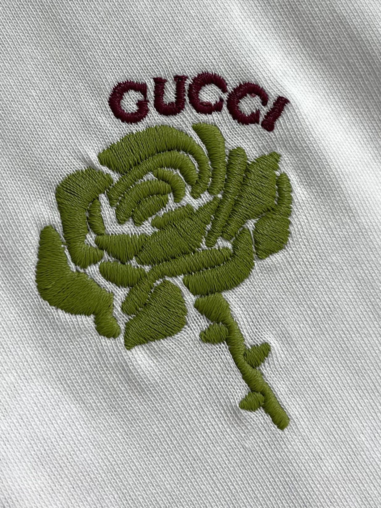 GUC* Cotton jersey T-shirt with embroidery
