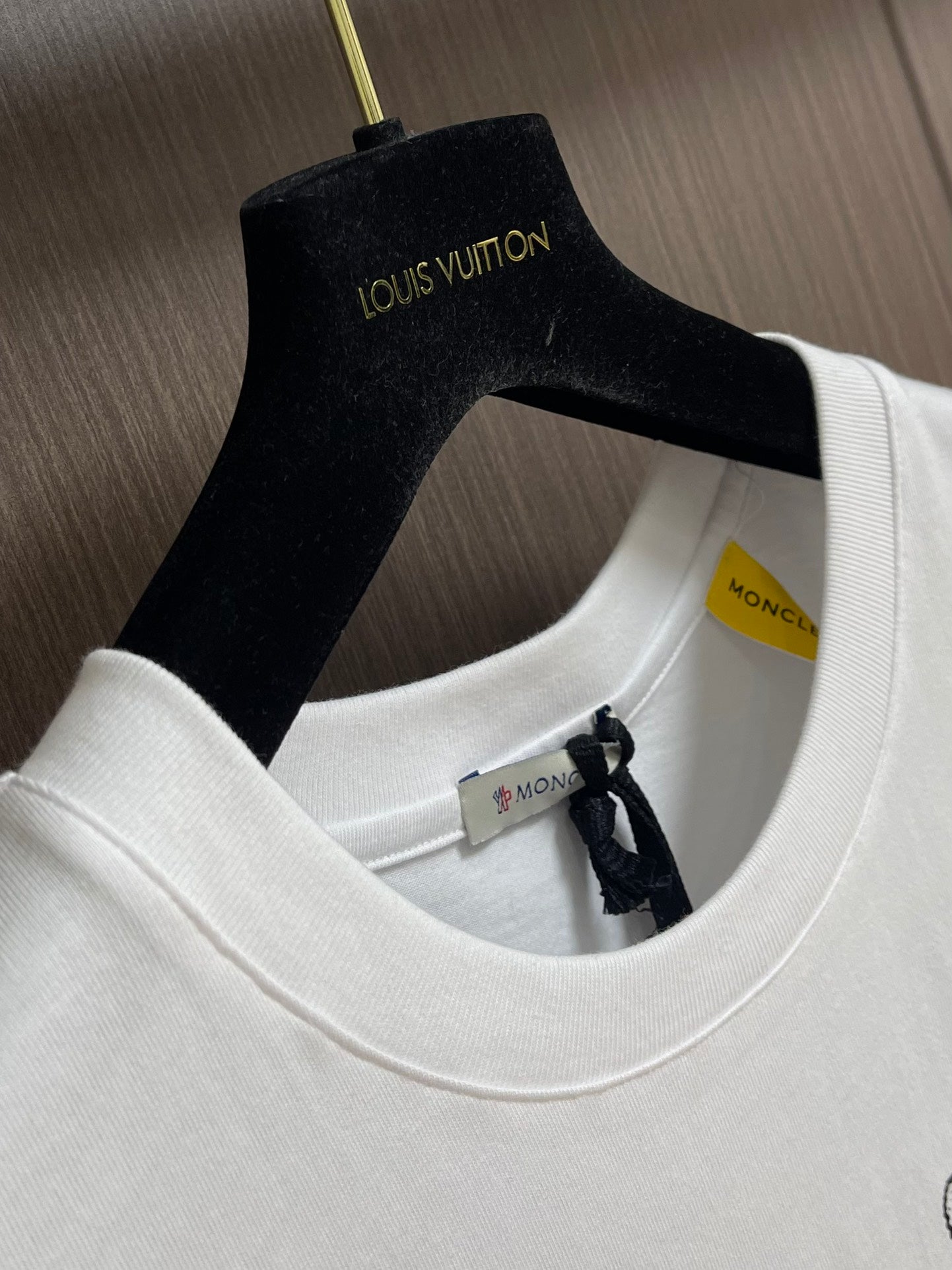 MONCL* x FRGNT Cartoon Logo Cotton T-Shirt