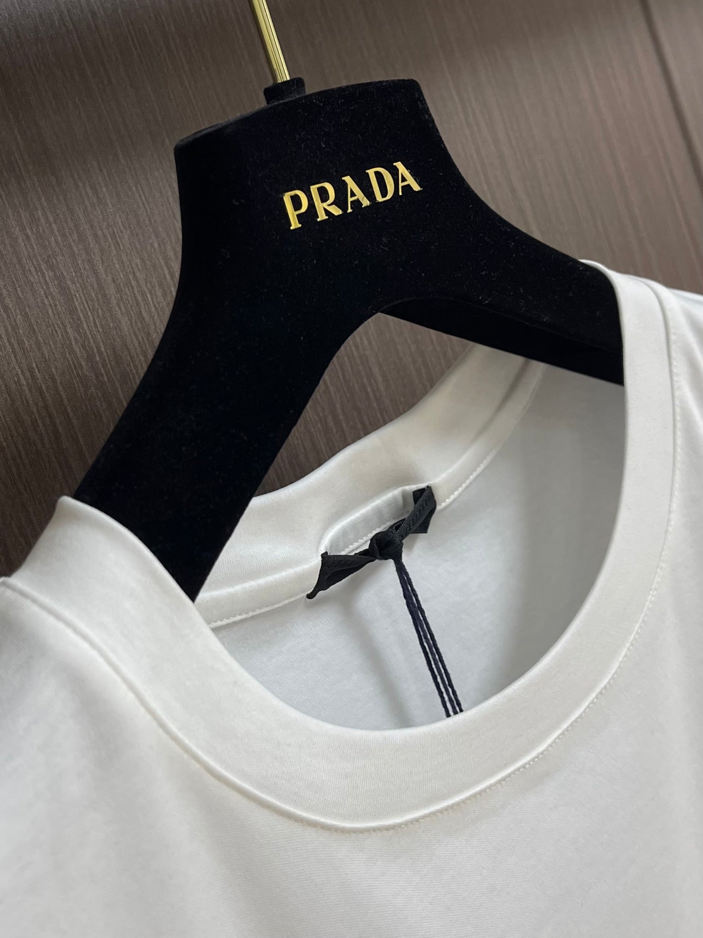 PRA* 3D embroidered lettering T-shirt