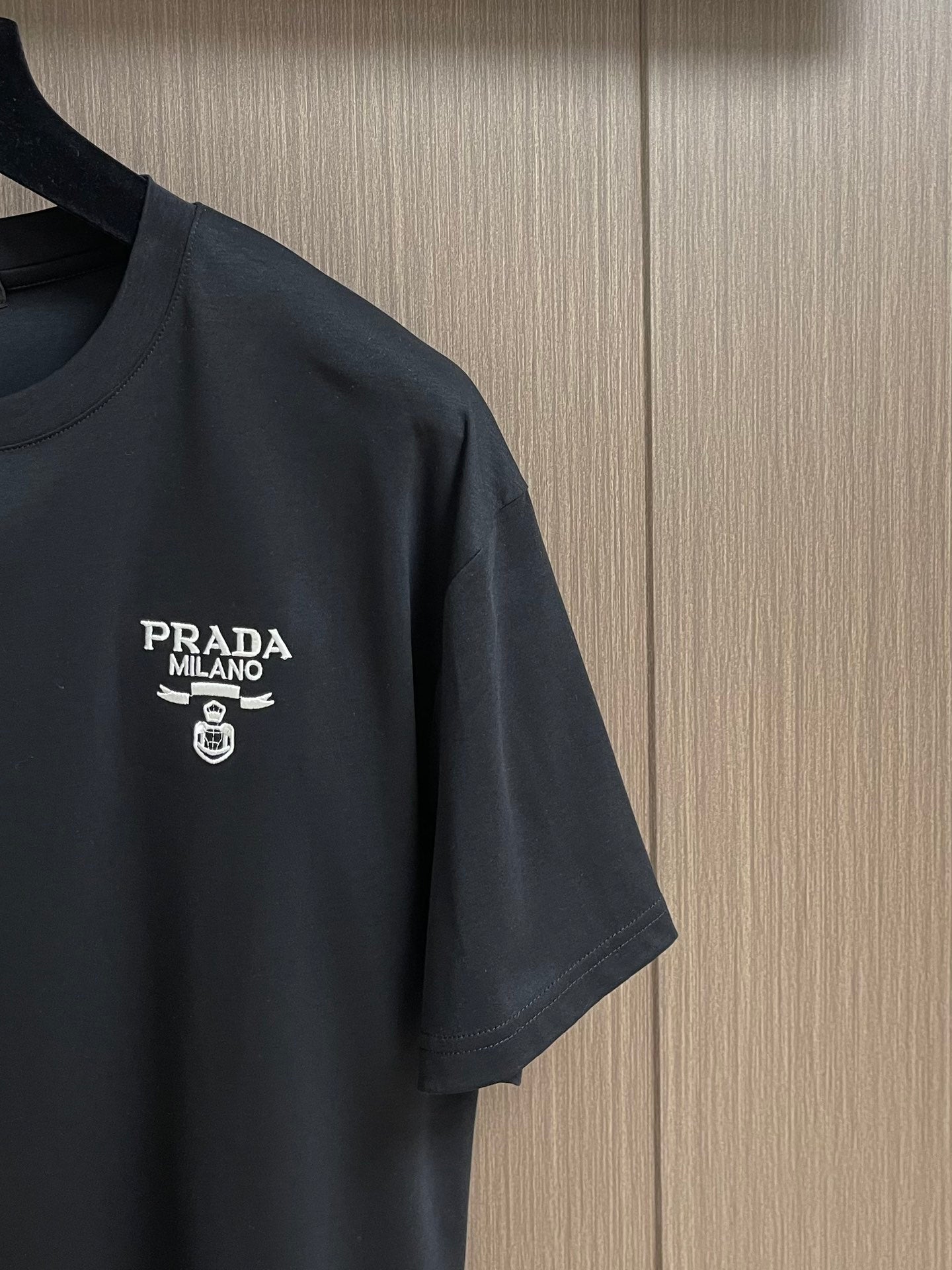 PRA* 3D embroidered lettering T-shirt