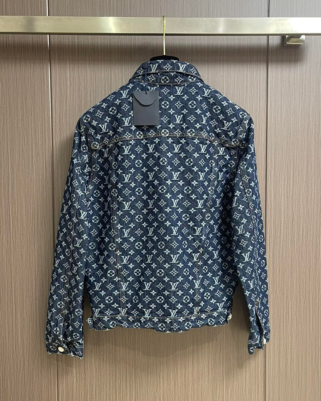 LOUI*V MONOGRAM JACQUARD DENIM JACKET