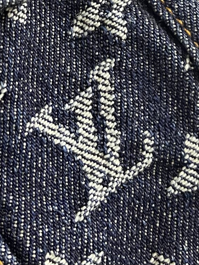 LOUI*V MONOGRAM JACQUARD DENIM JACKET