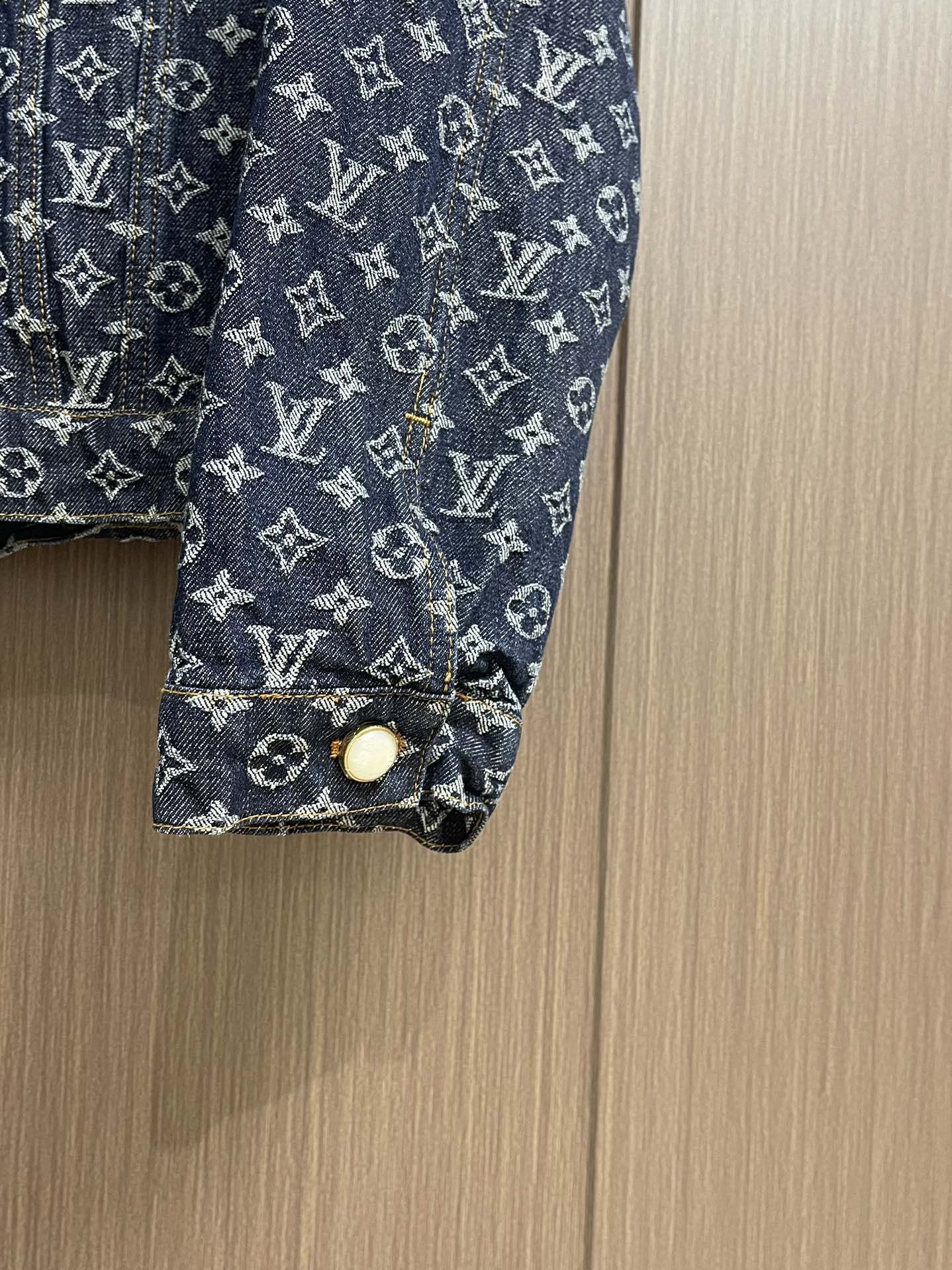LOUI*V MONOGRAM JACQUARD DENIM JACKET