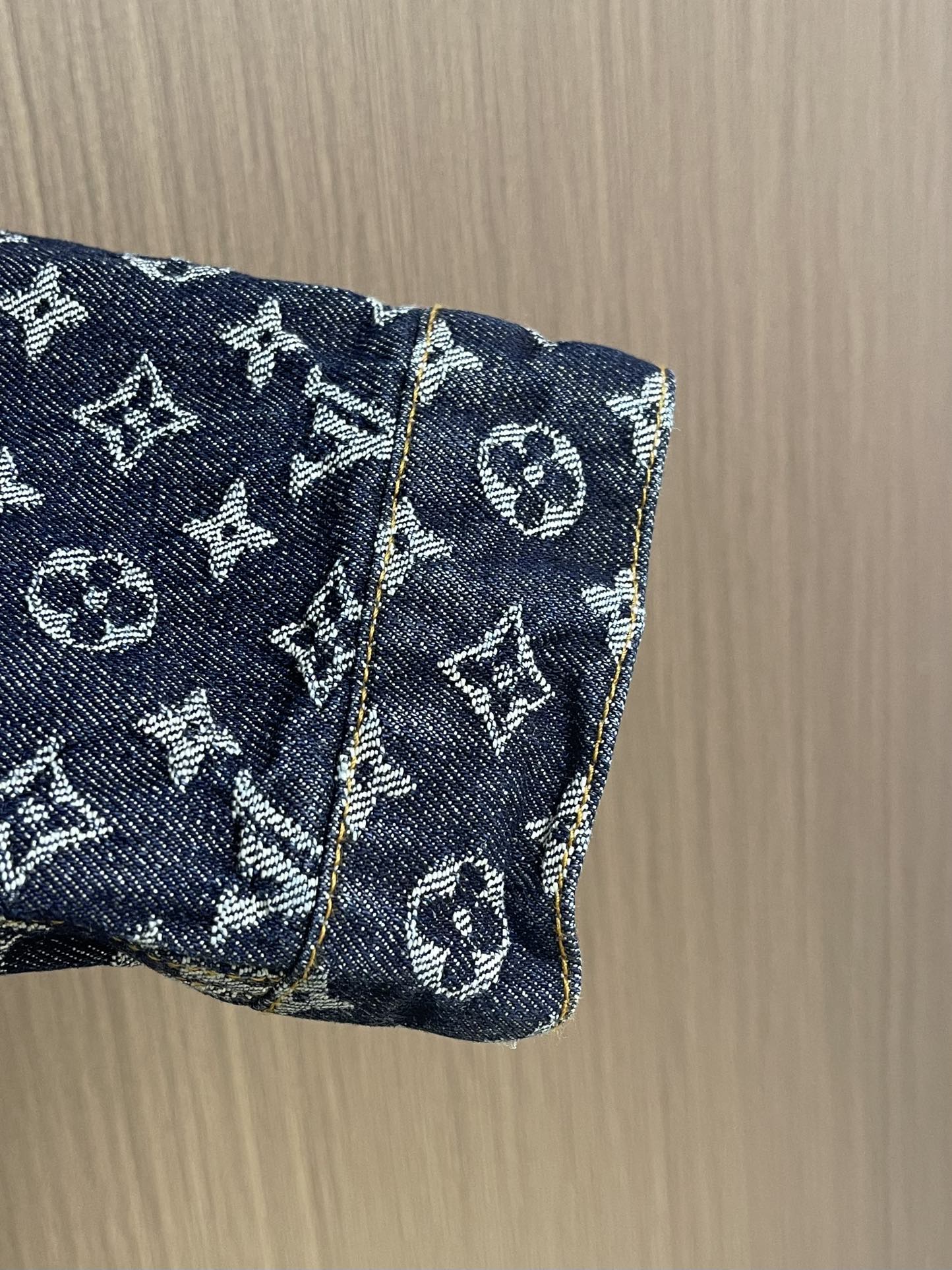 LOUI*V MONOGRAM JACQUARD DENIM JACKET