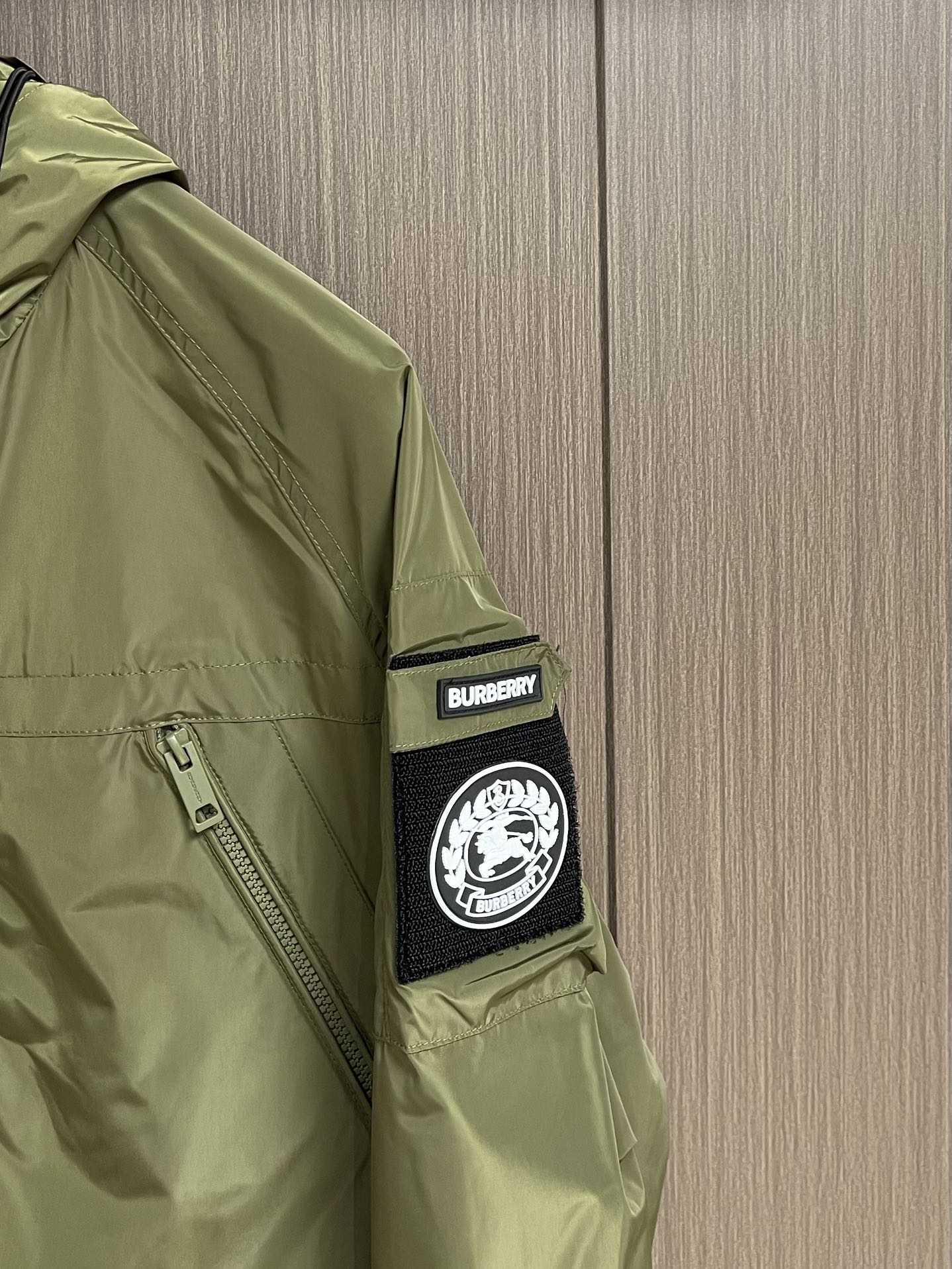 BURB* Jacket with sleeve logo and velcro