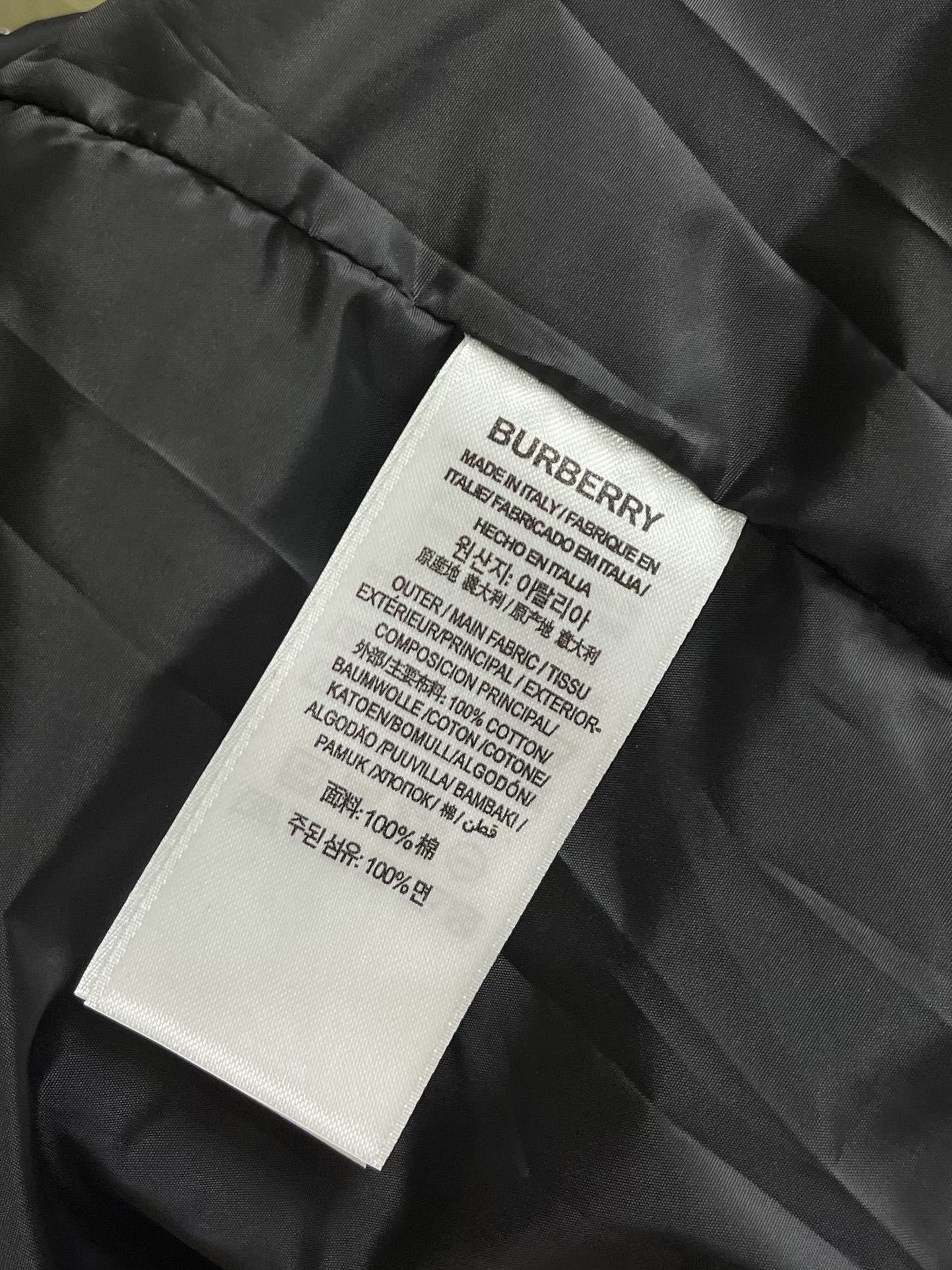 BURB* Jacket with sleeve logo and velcro