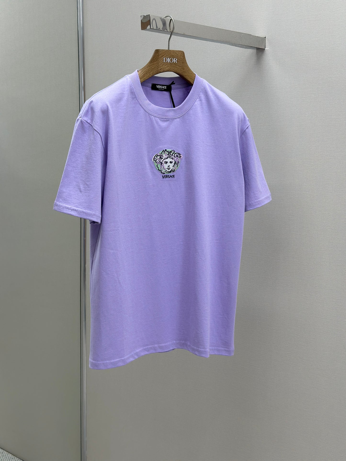 VERSA* Embroidered Painted Medusa T-Shirt