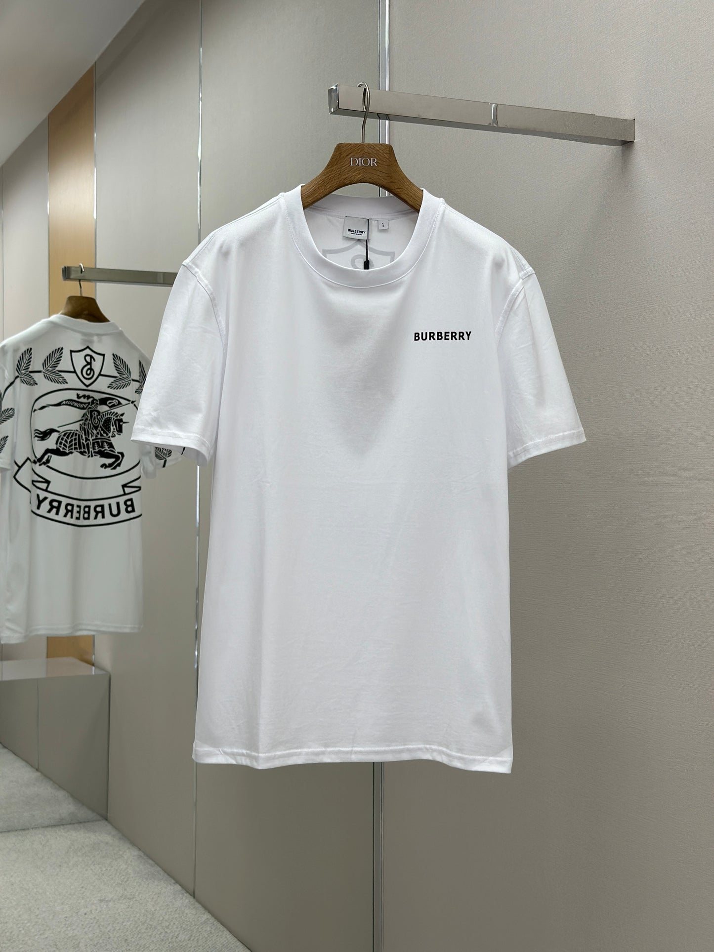 BURB* Logo Cotton T-shirt