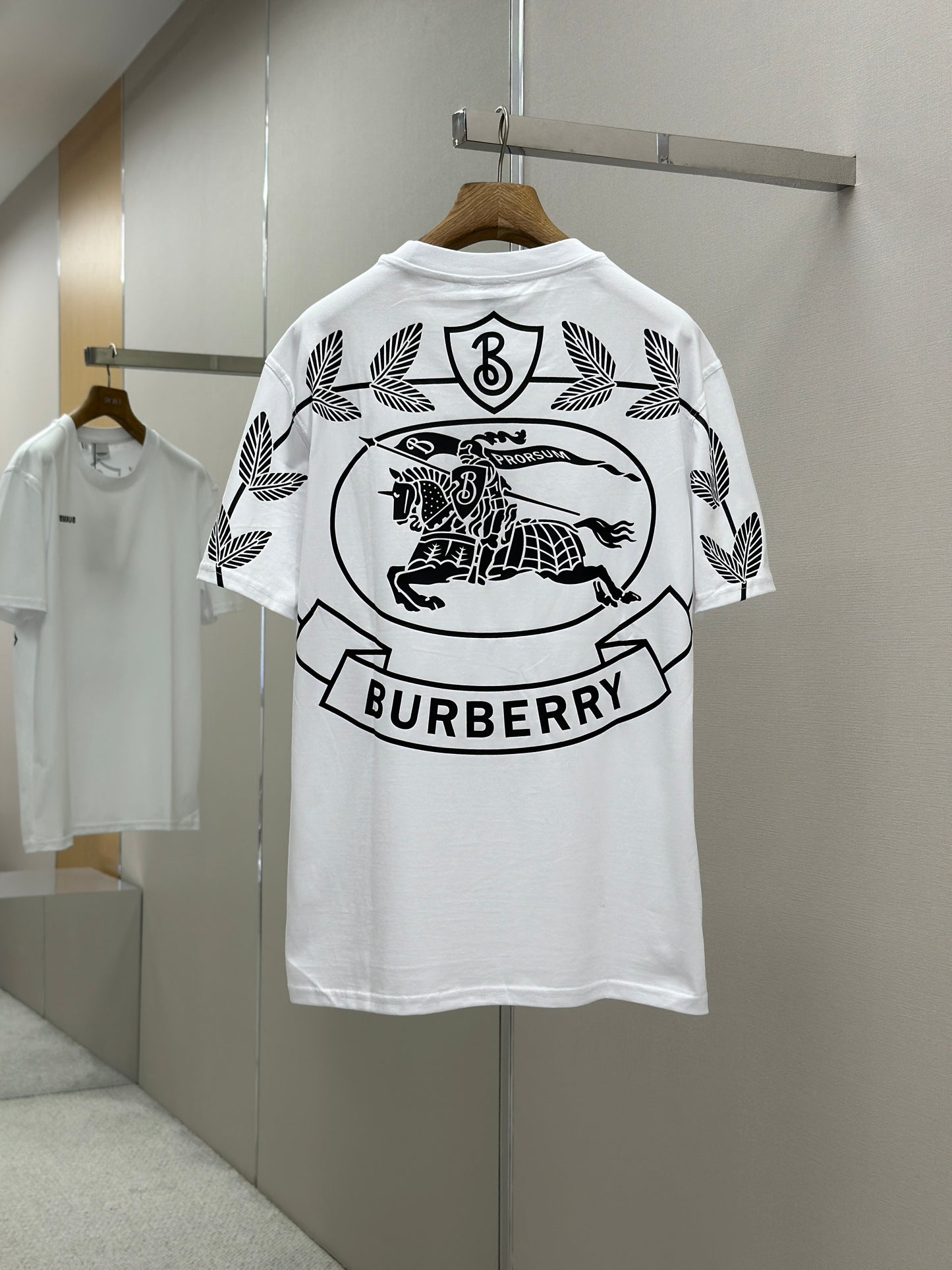 BURB* Logo Cotton T-shirt