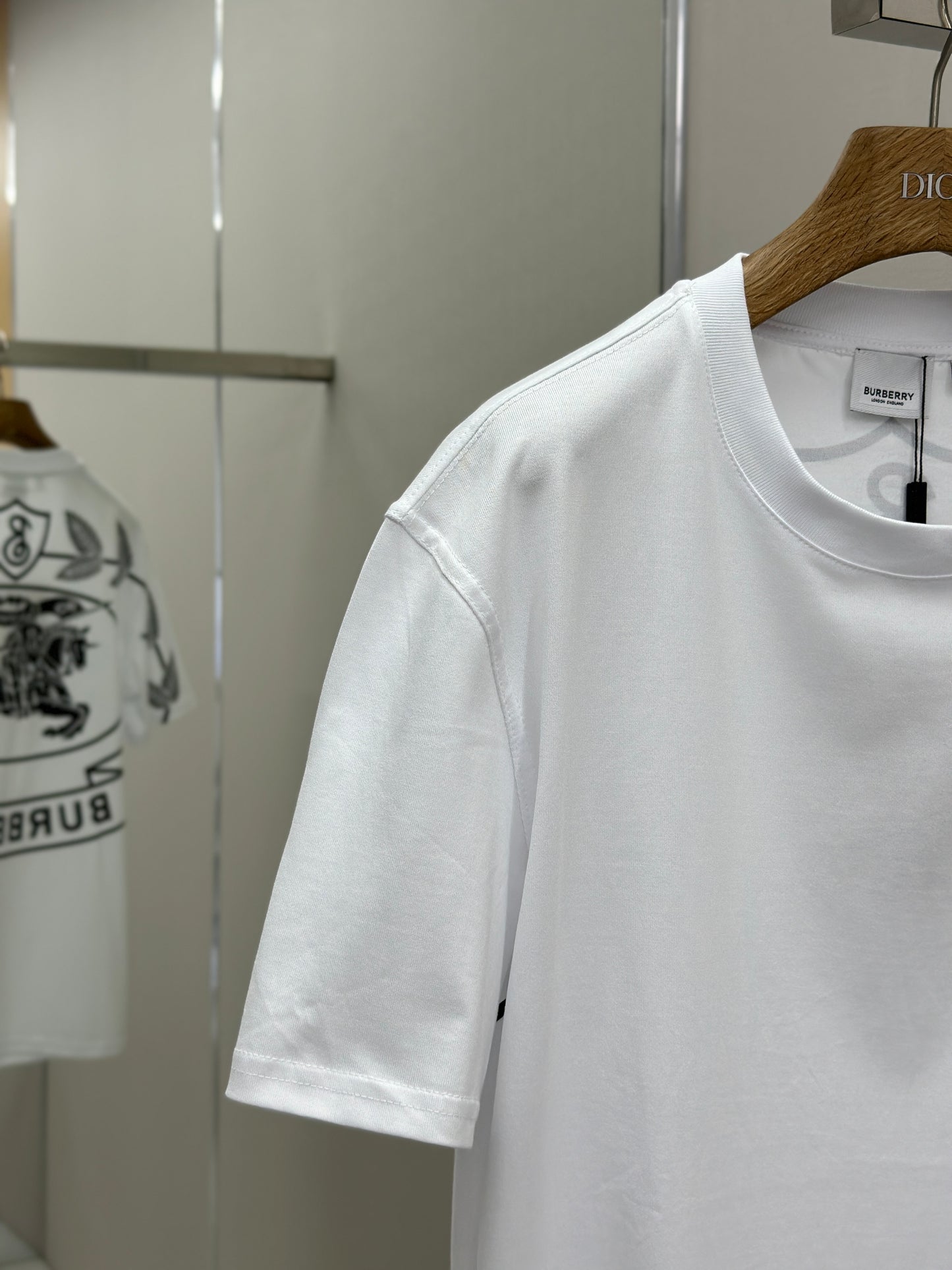 BURB* Logo Cotton T-shirt