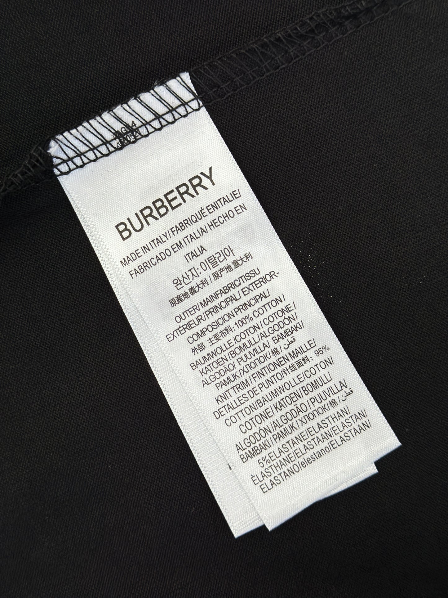 BURB* Logo Cotton T-shirt