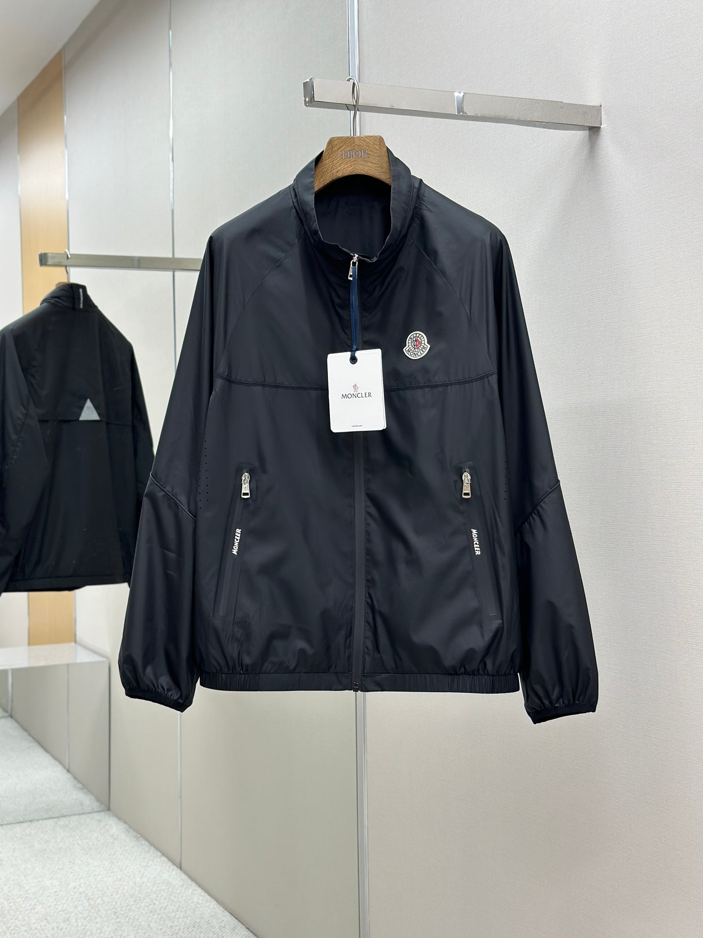 MONCL* Negara Packable Hooded Windbreaker