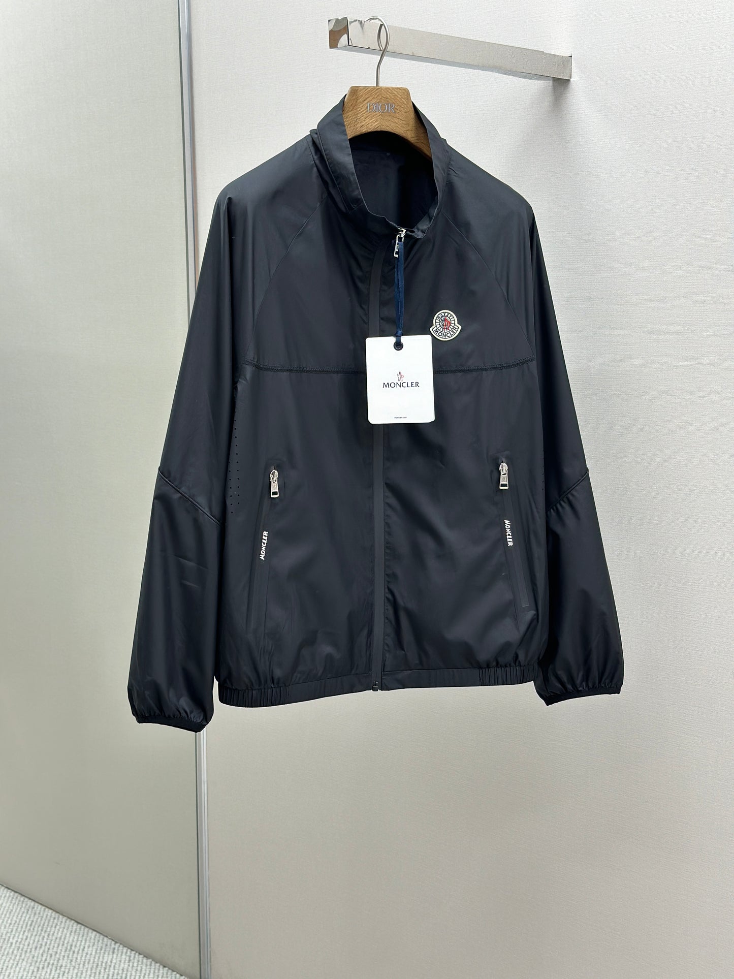 MONCL* Negara Packable Hooded Windbreaker