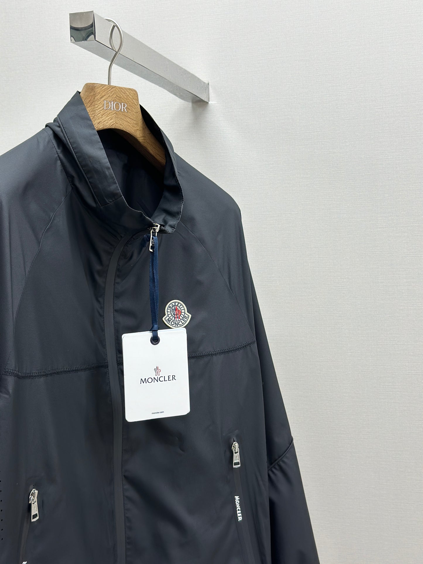 MONCL* Negara Packable Hooded Windbreaker