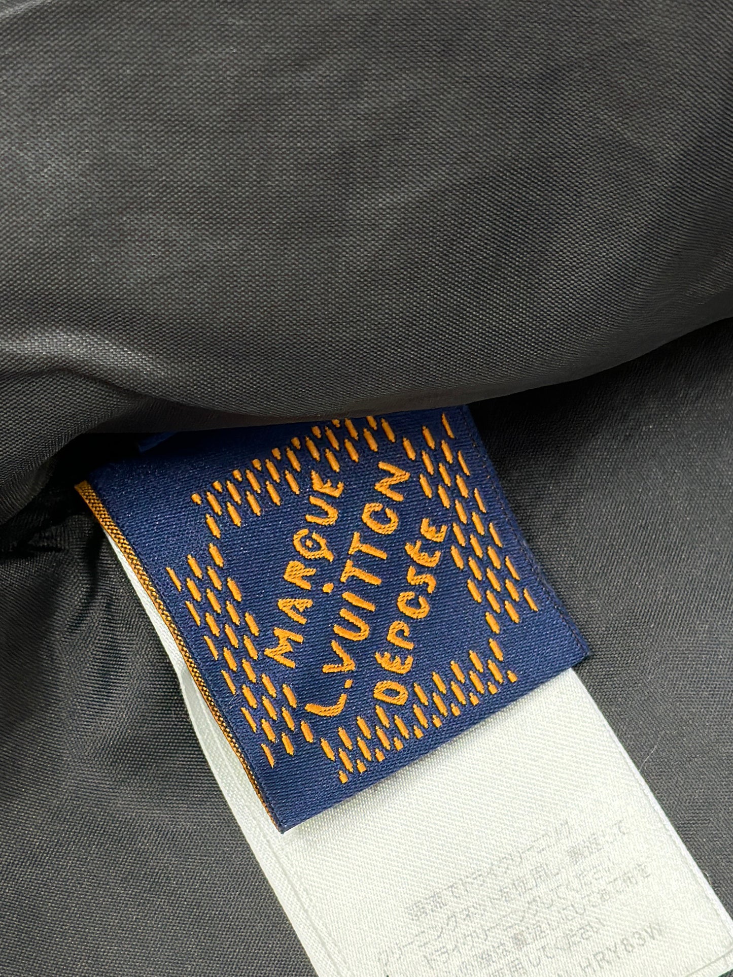 LOUI*V Blason Gradient Embroidered Denim Coach Jacket