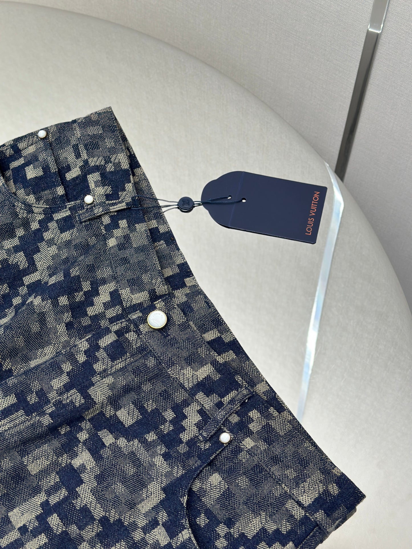 LOUI*V Graphic Denim Skate Pants
