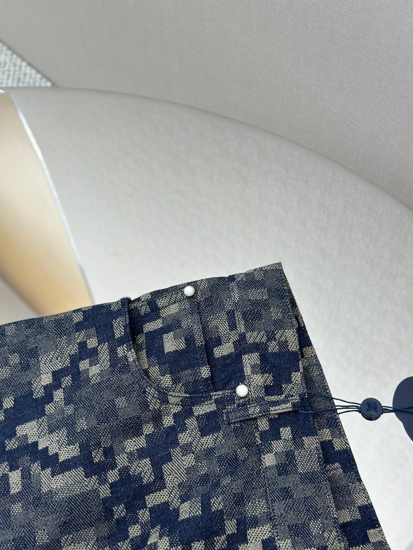 LOUI*V Graphic Denim Skate Pants