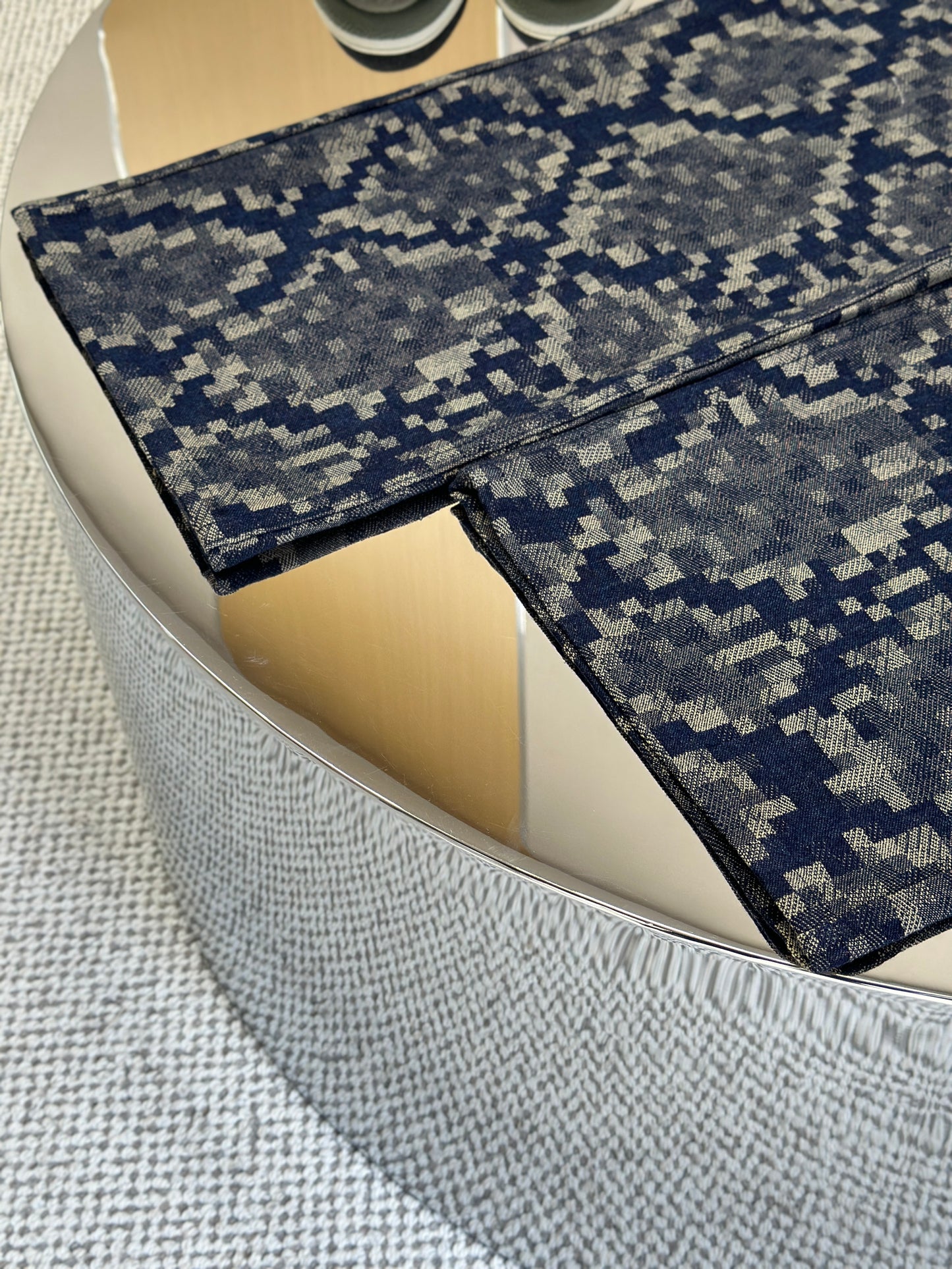 LOUI*V Graphic Denim Skate Pants