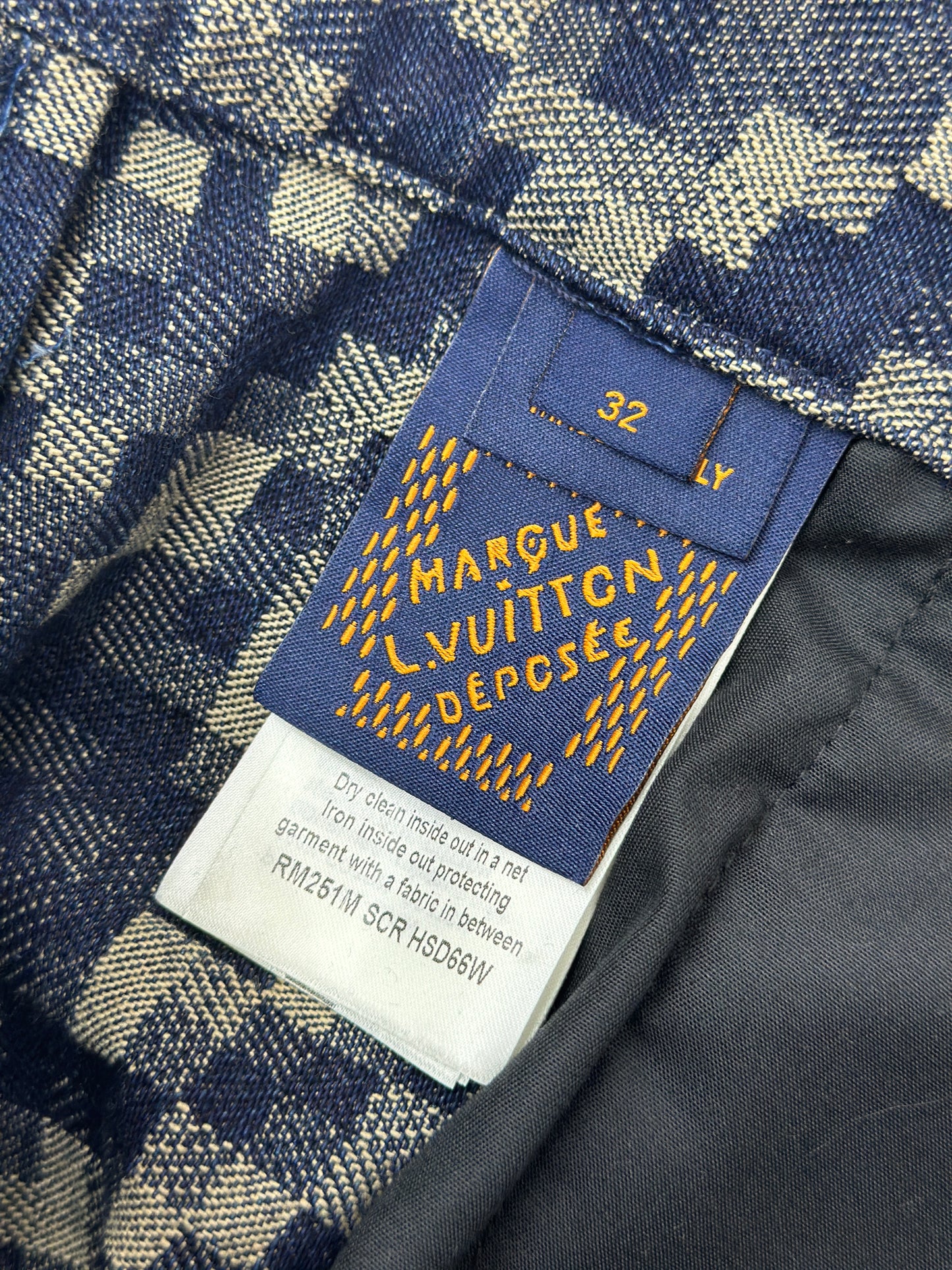 LOUI*V Graphic Denim Skate Pants
