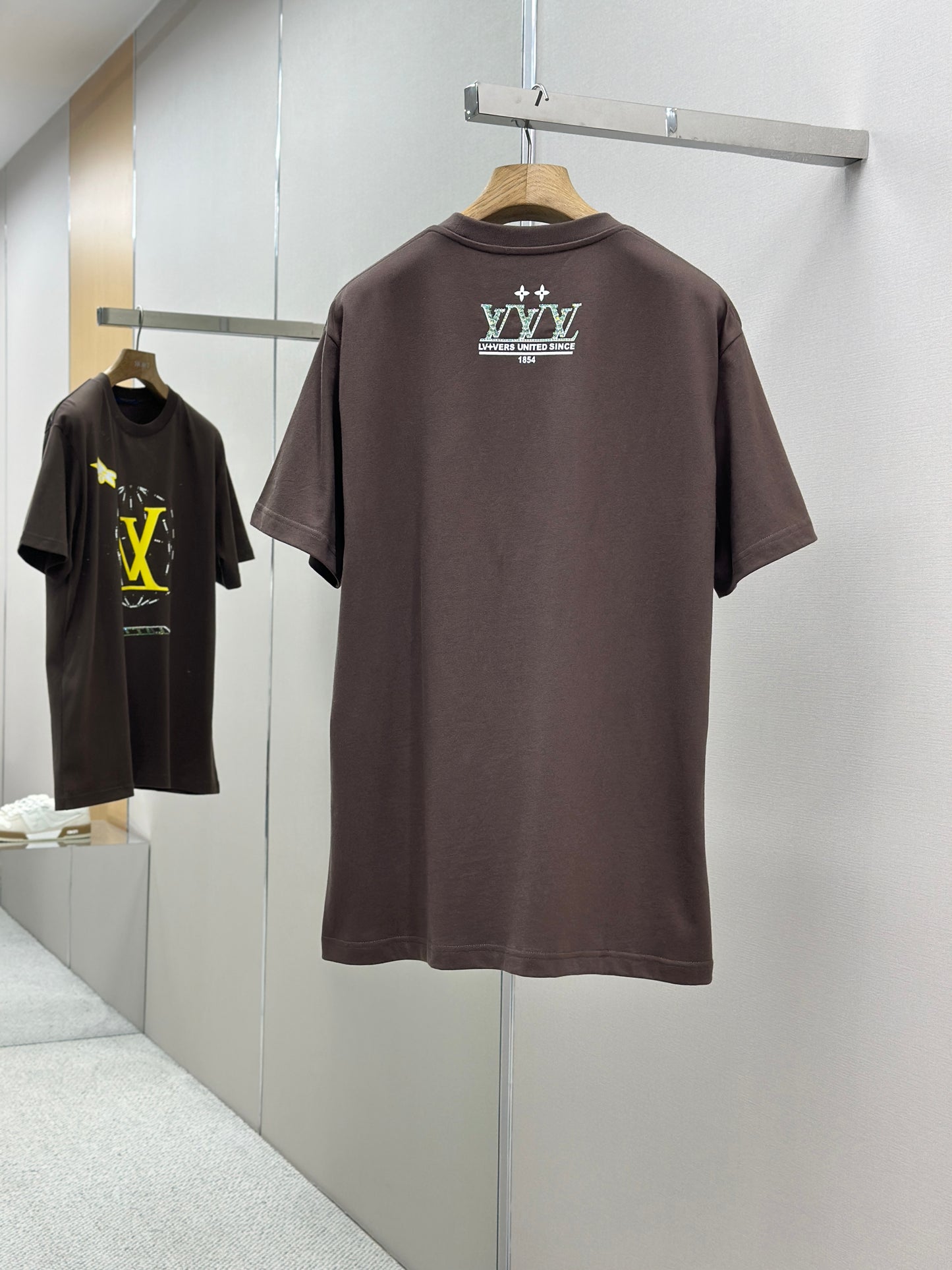 LOUI*V Washed Embellished Cotton T-Shirt