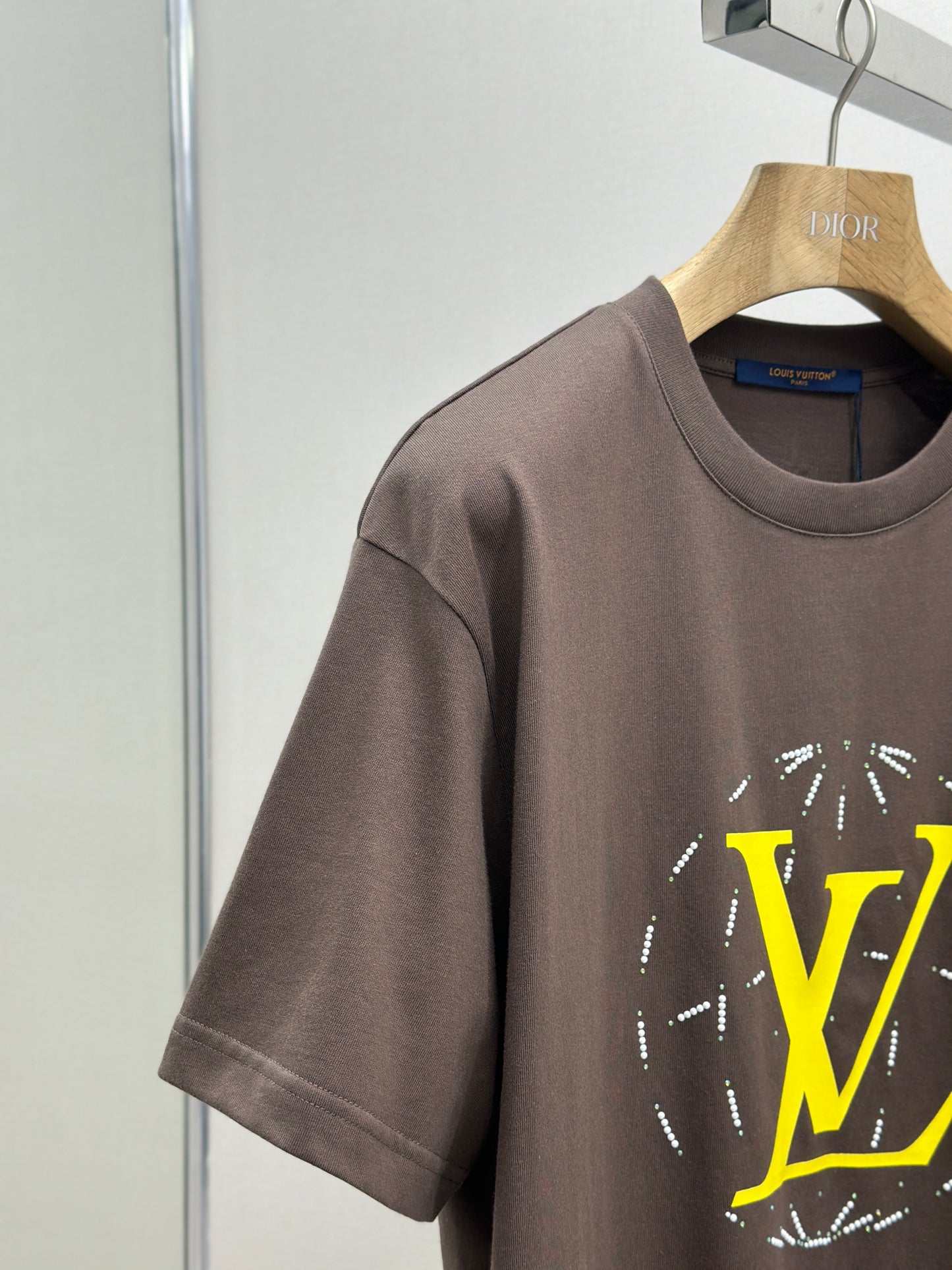 LOUI*V Washed Embellished Cotton T-Shirt