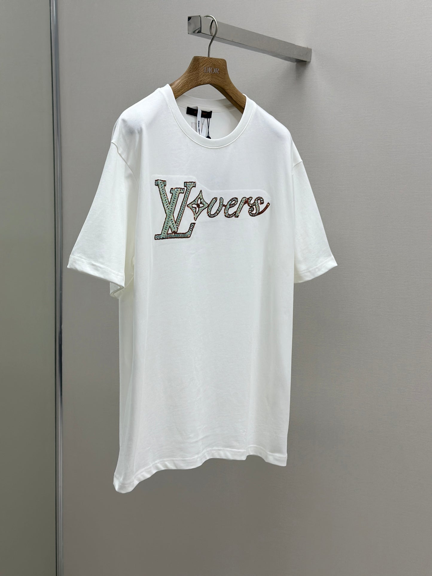 LOUI*V Embroidered Short-Sleeved T-Shirt
