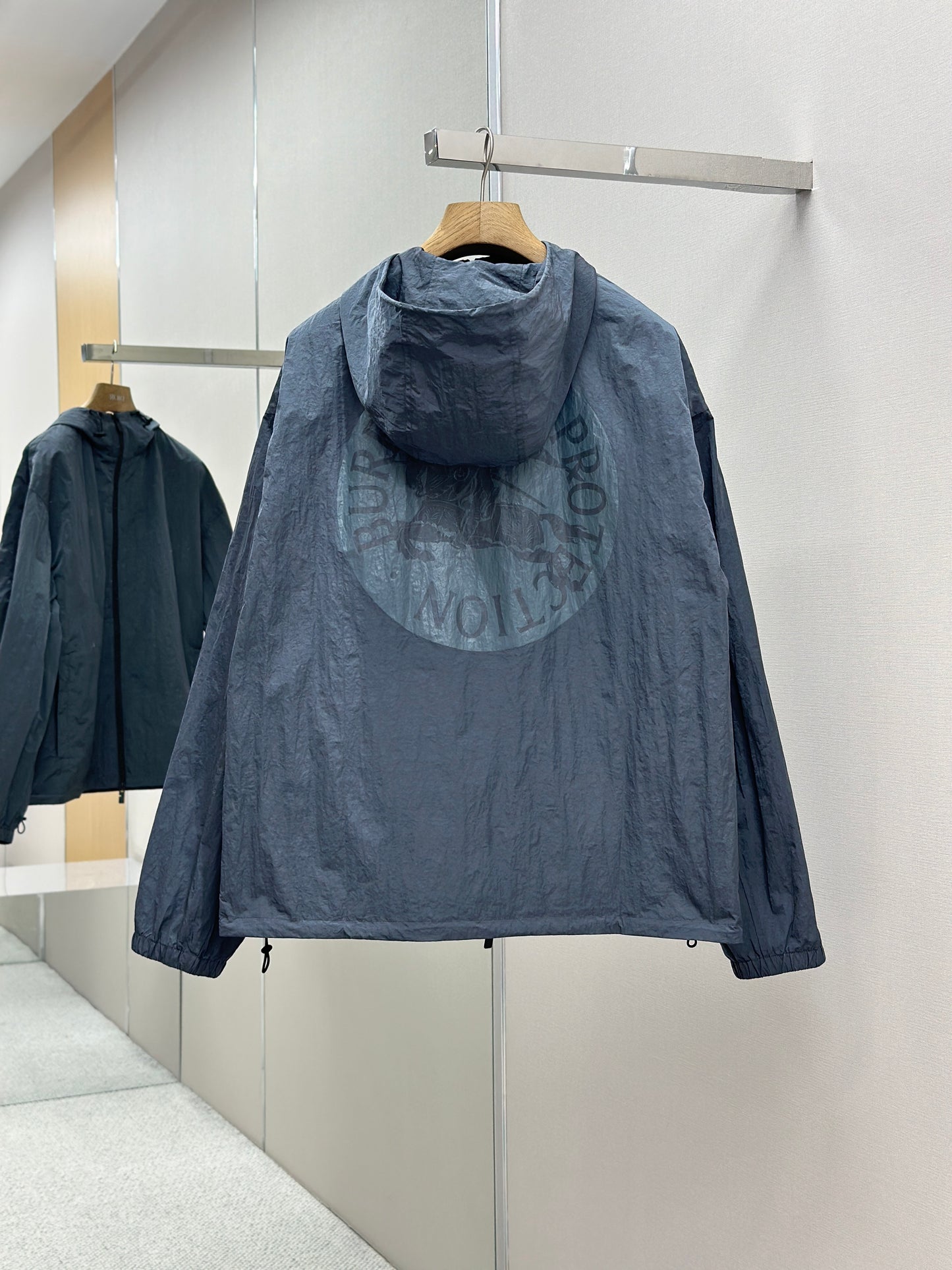 BURB* EKD Badge Nylon Hooded Jacket