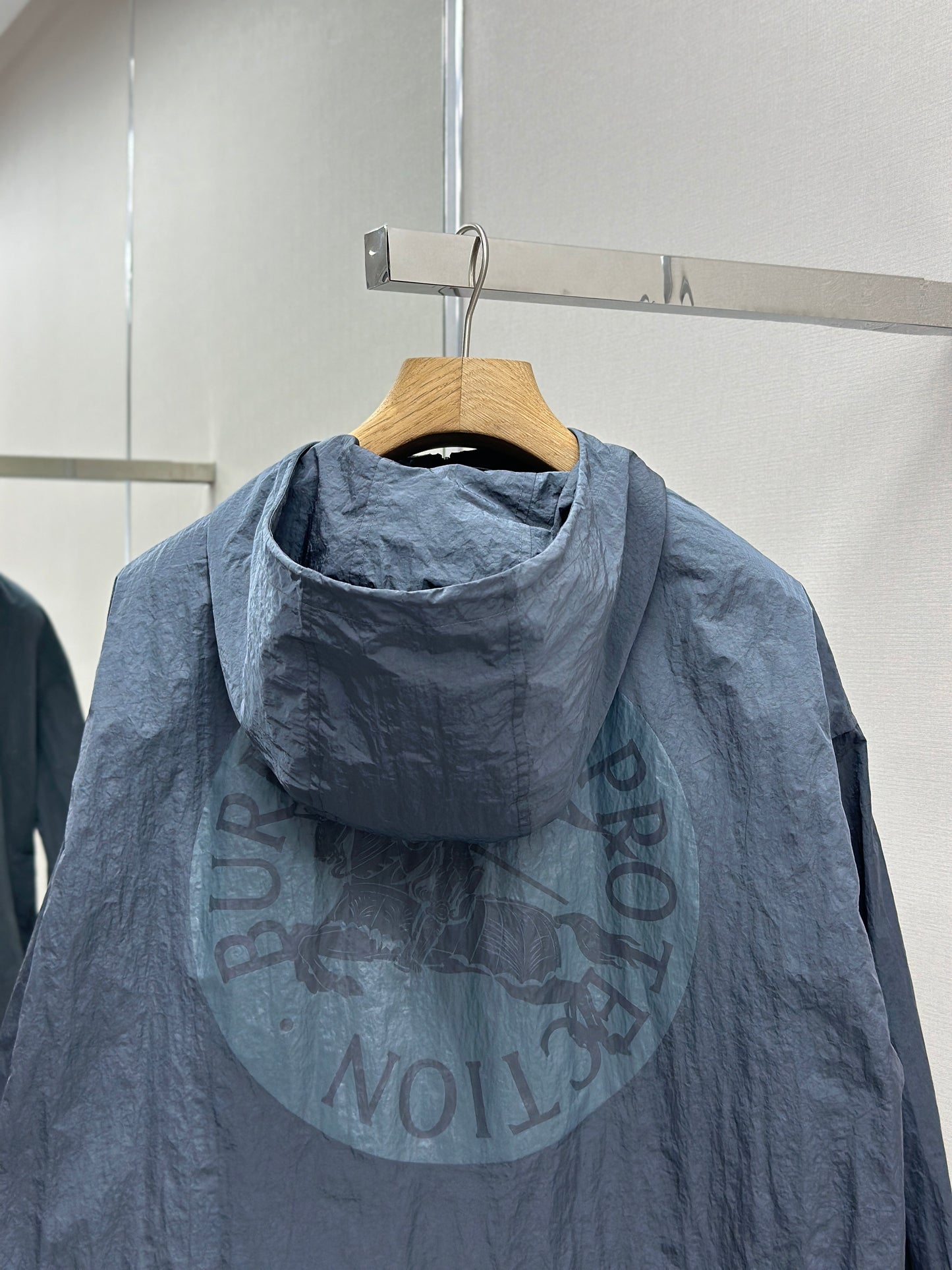 BURB* EKD Badge Nylon Hooded Jacket