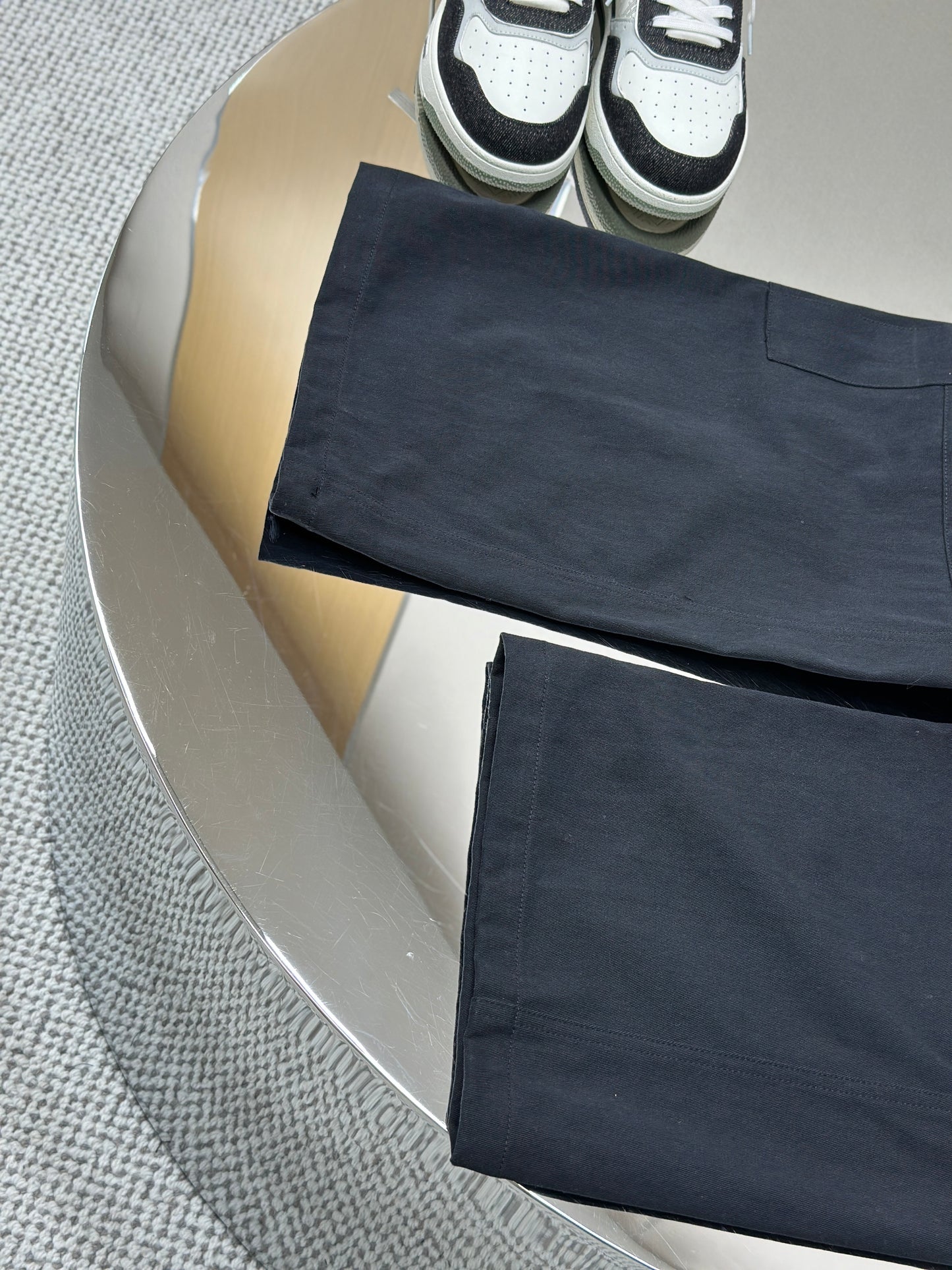BALENC* Cargo Pants Regular Fit in black workwear twill