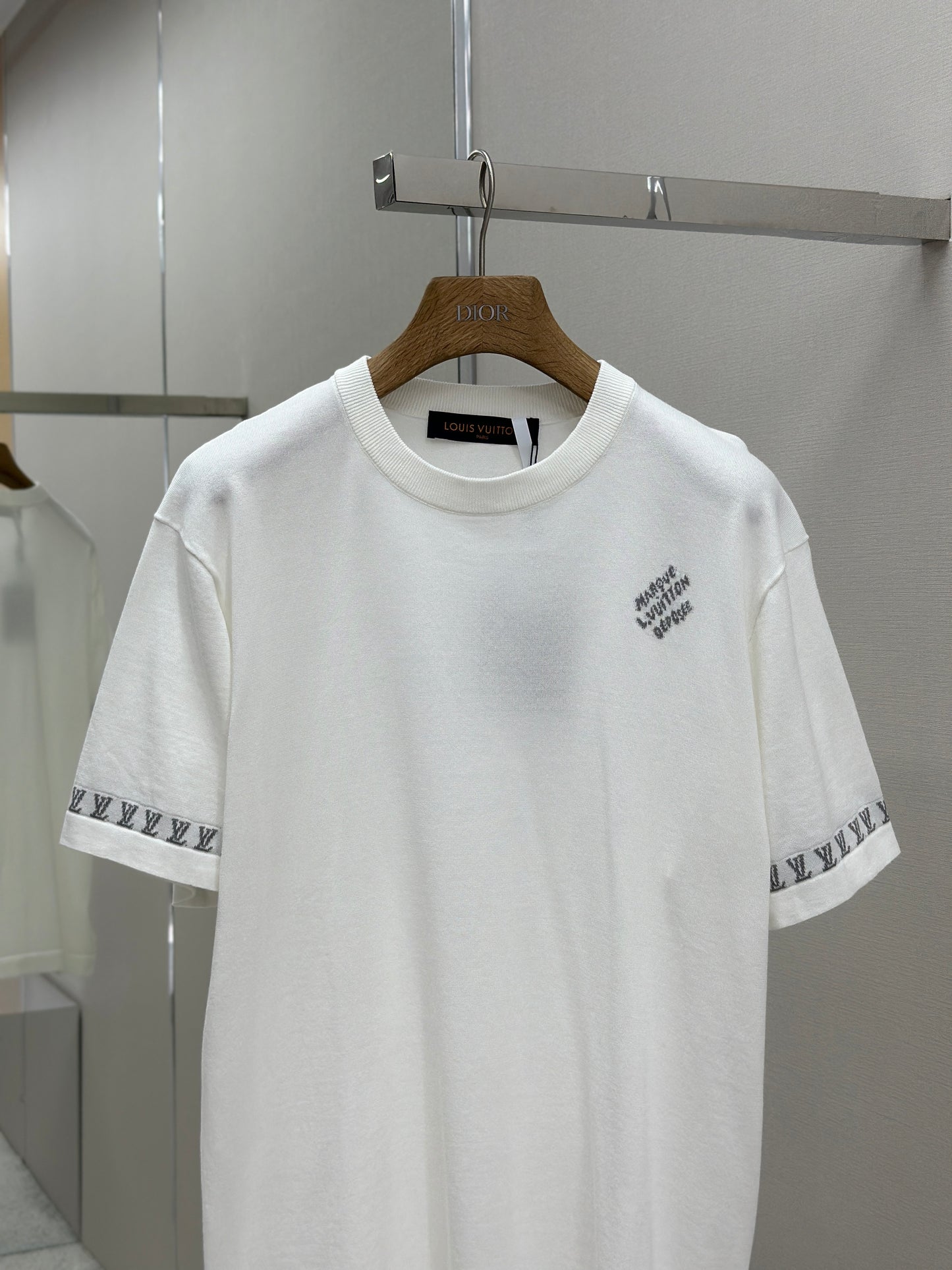 LOUI*V Short-Sleeved Cotton Crewneck