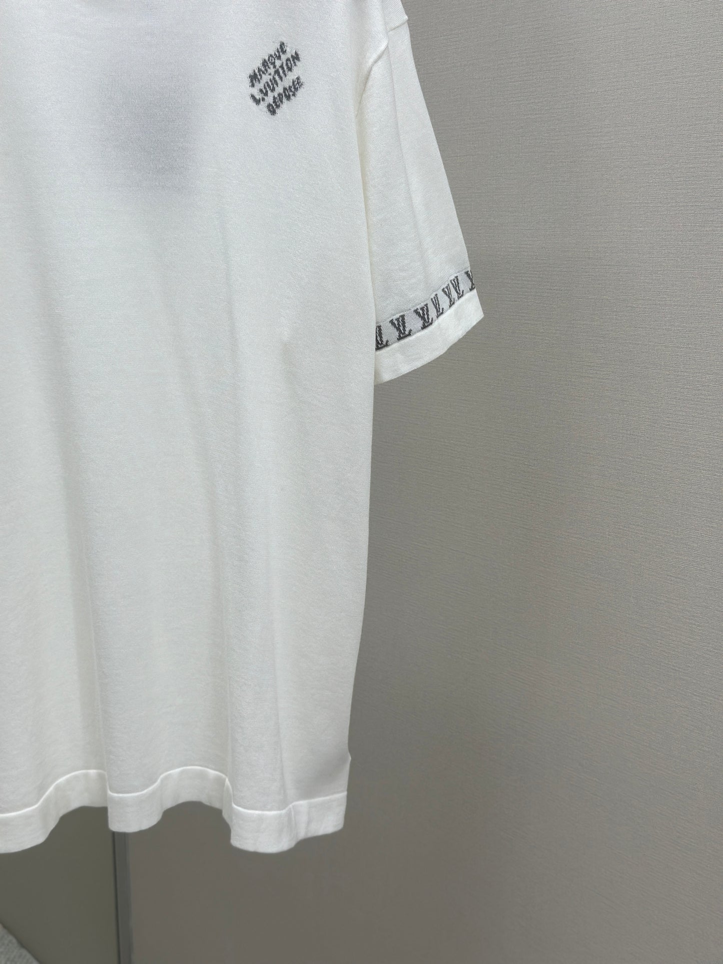 LOUI*V Short-Sleeved Cotton Crewneck