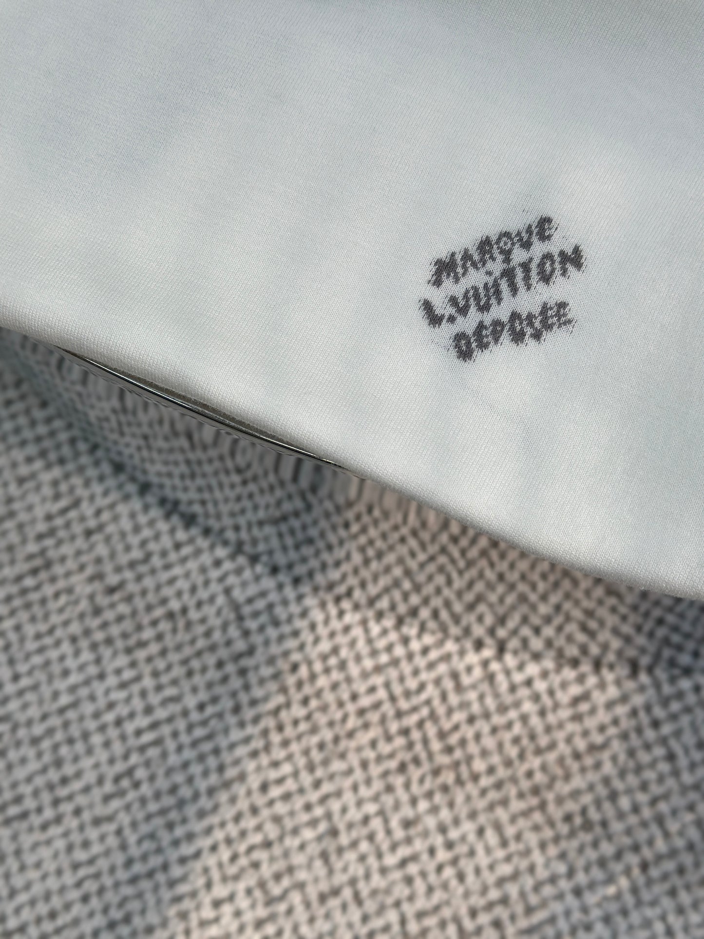 LOUI*V Short-Sleeved Cotton Crewneck