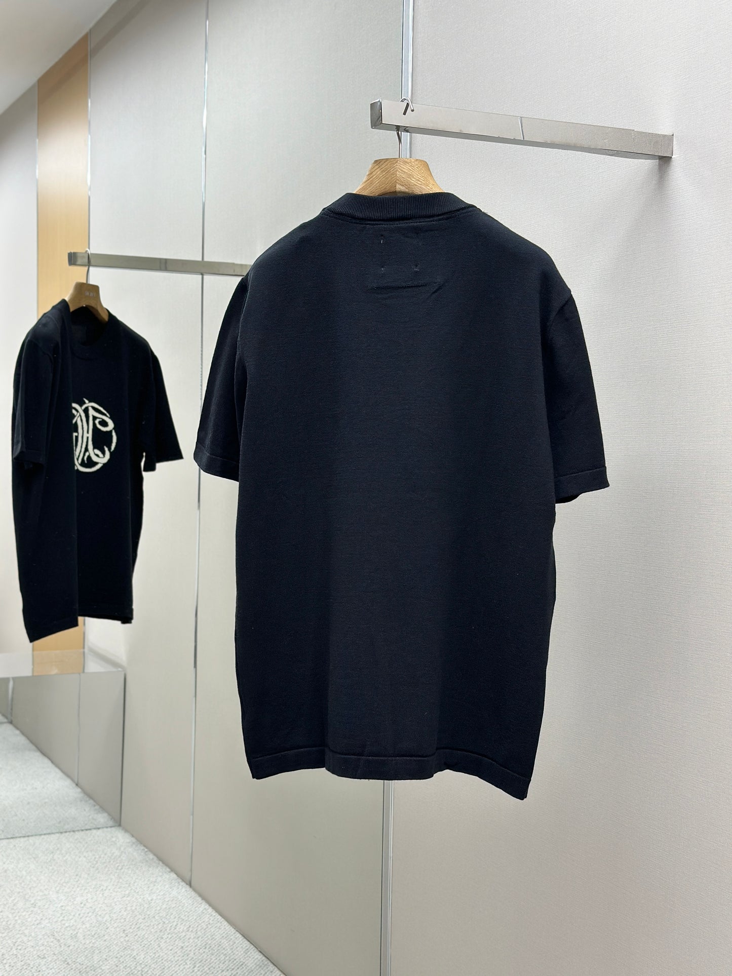 GIV* T-shirt in knit with HG jacquard