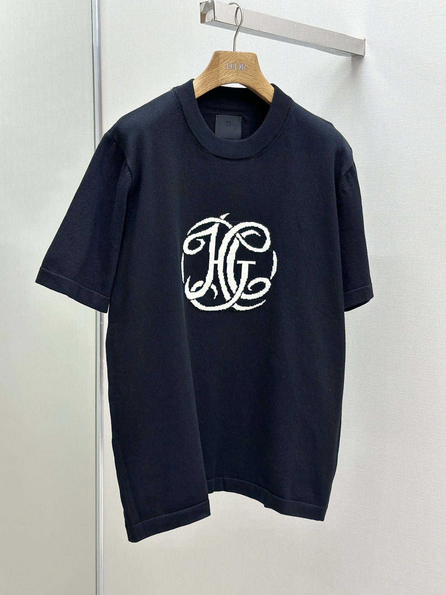 GIV* T-shirt in knit with HG jacquard