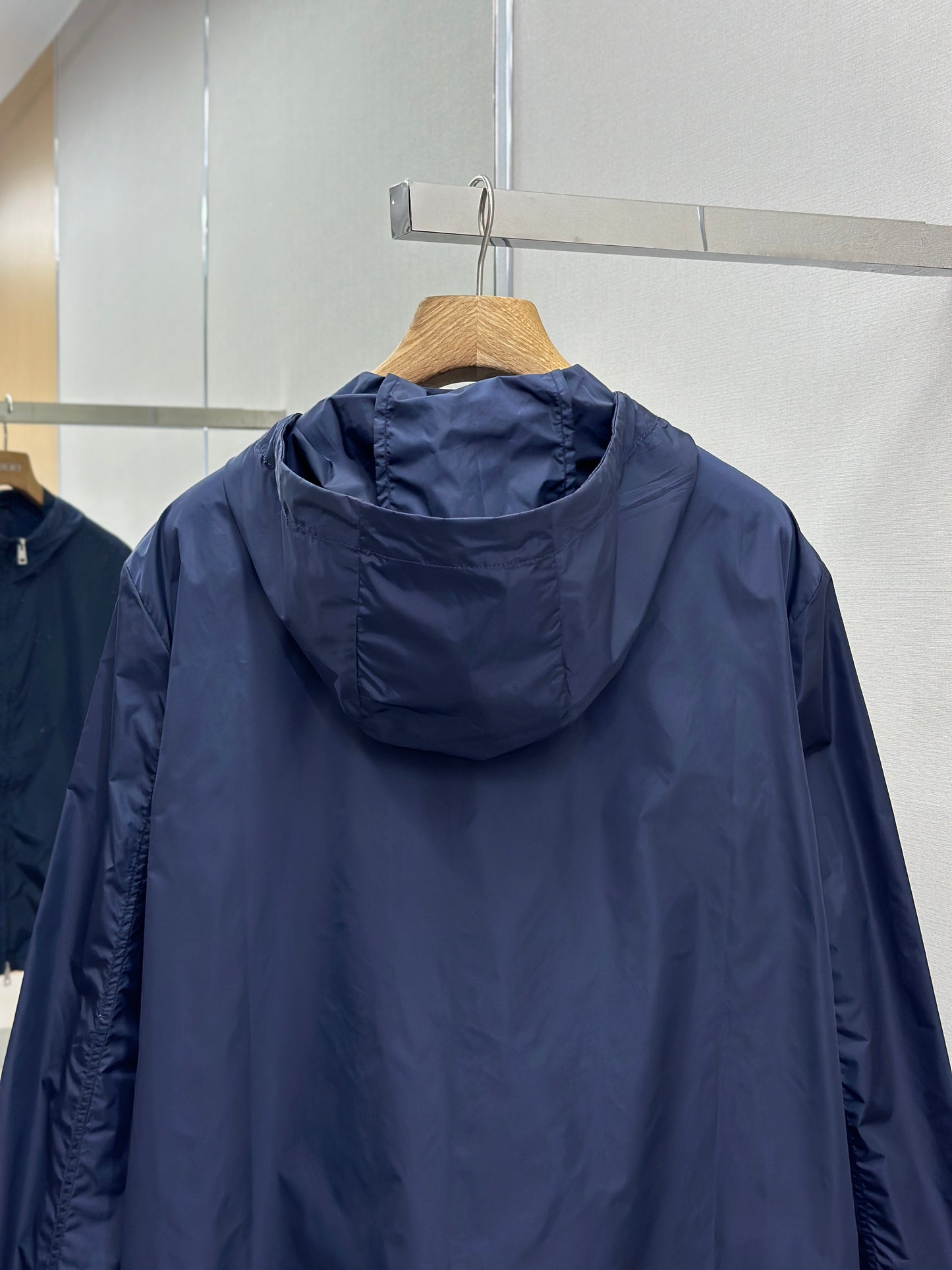 FEND1 Blue technical fabric jacket