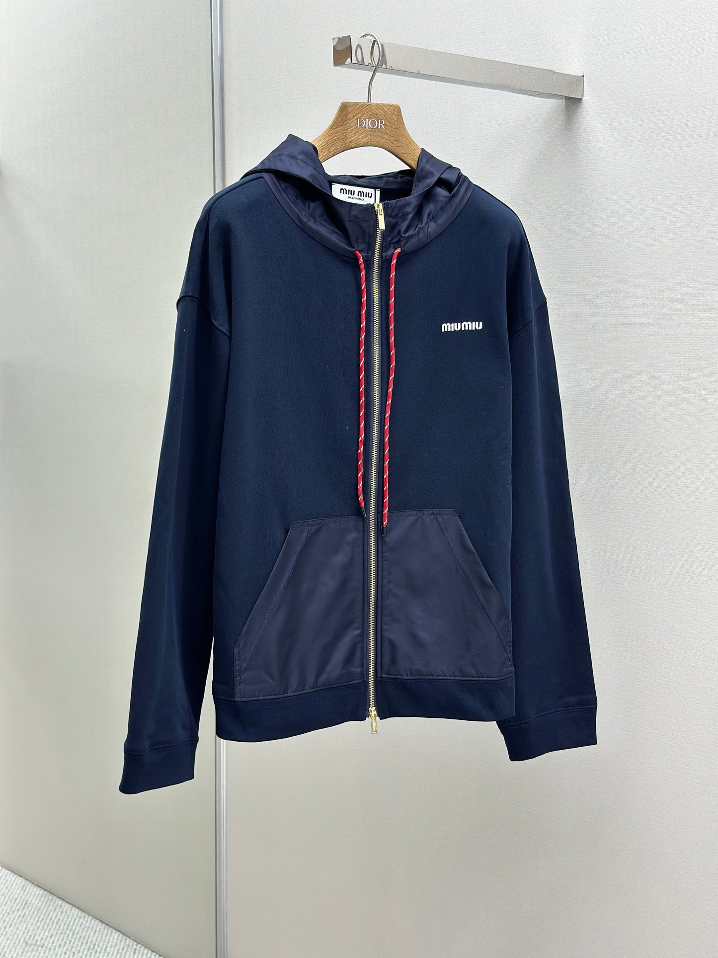M1UM1U zipper blouson jacket