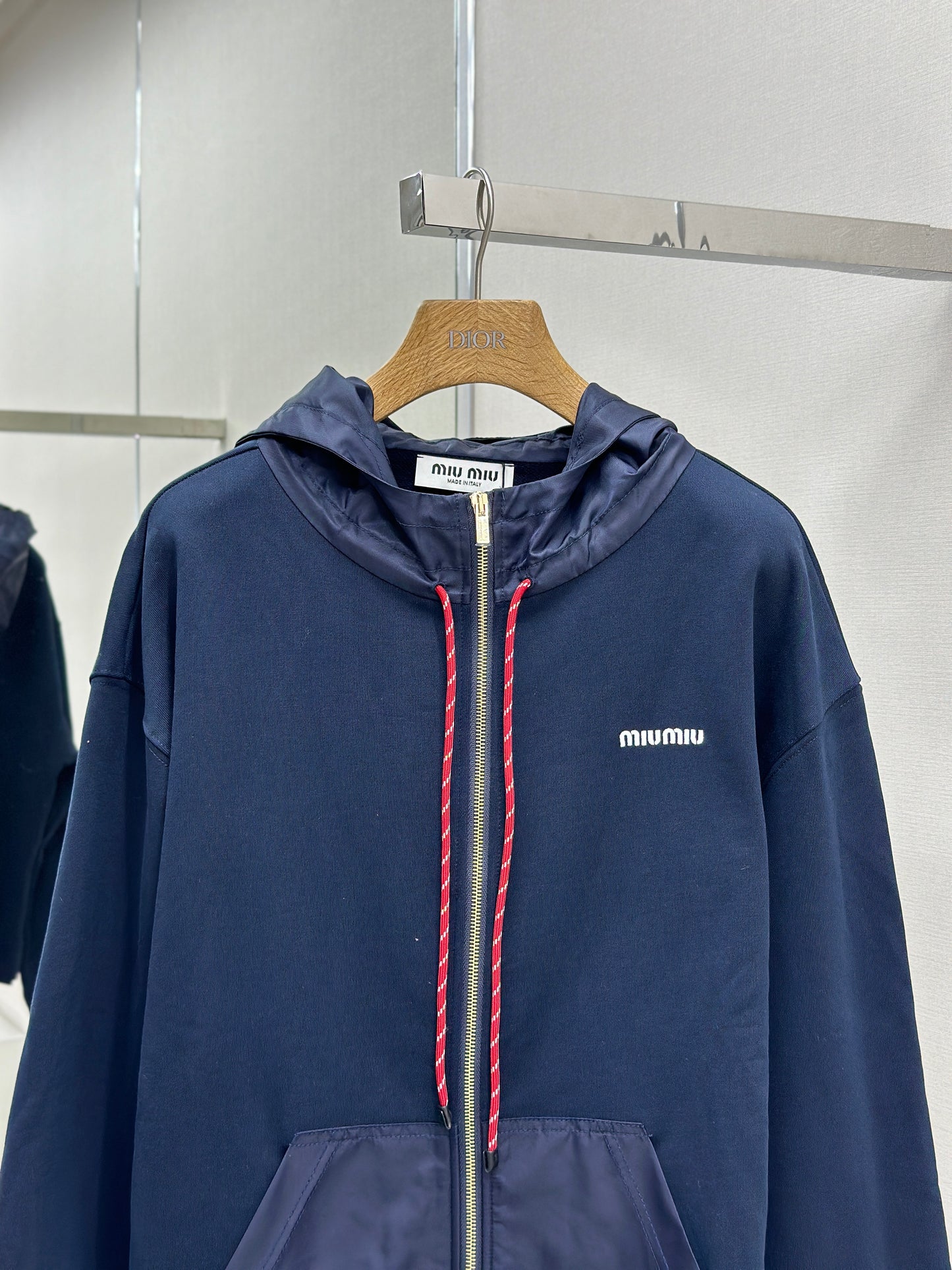 M1UM1U zipper blouson jacket