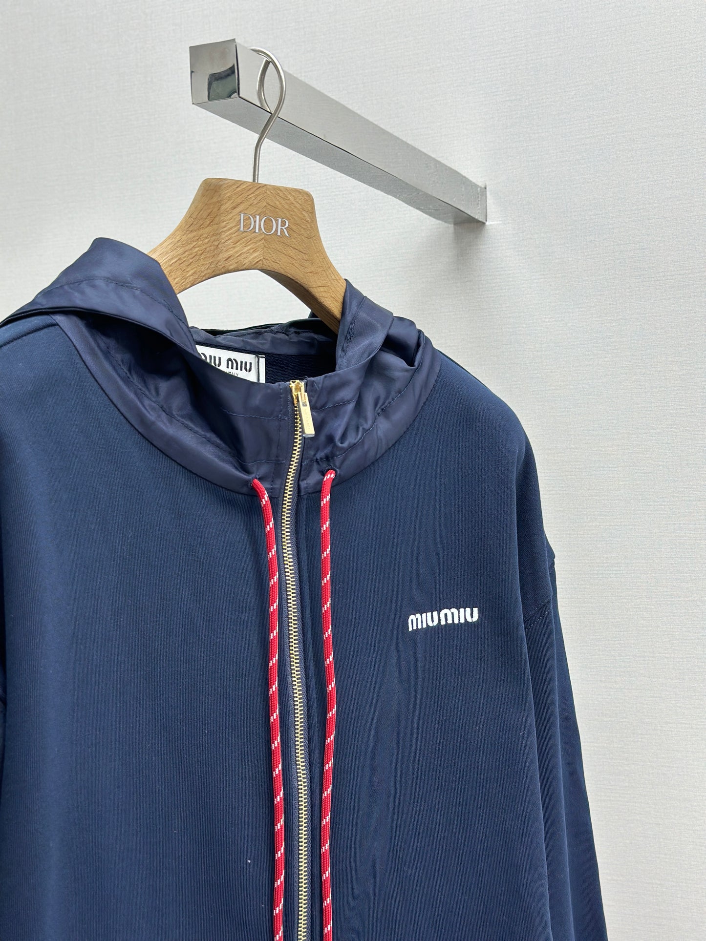 M1UM1U zipper blouson jacket