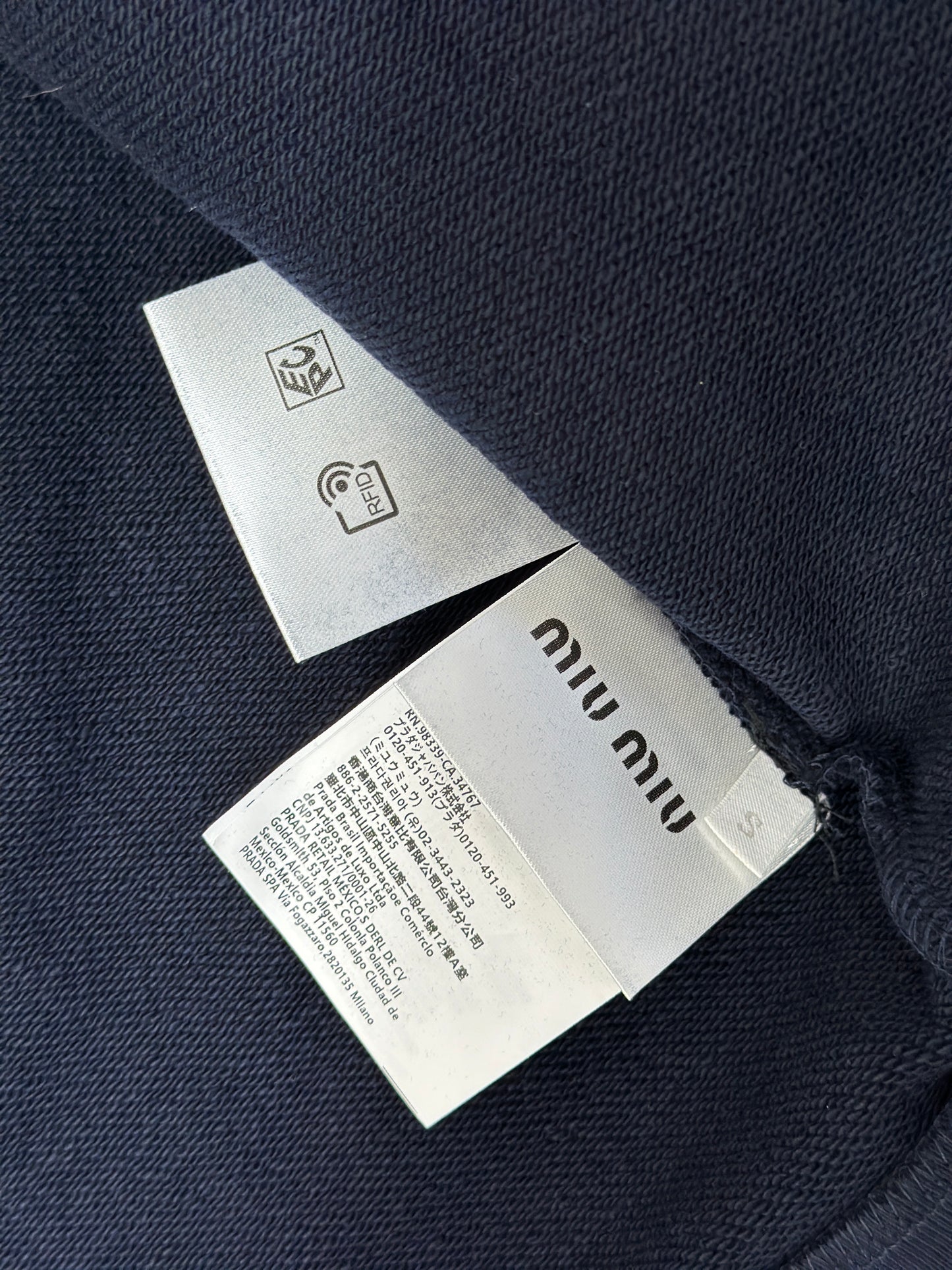 M1UM1U zipper blouson jacket